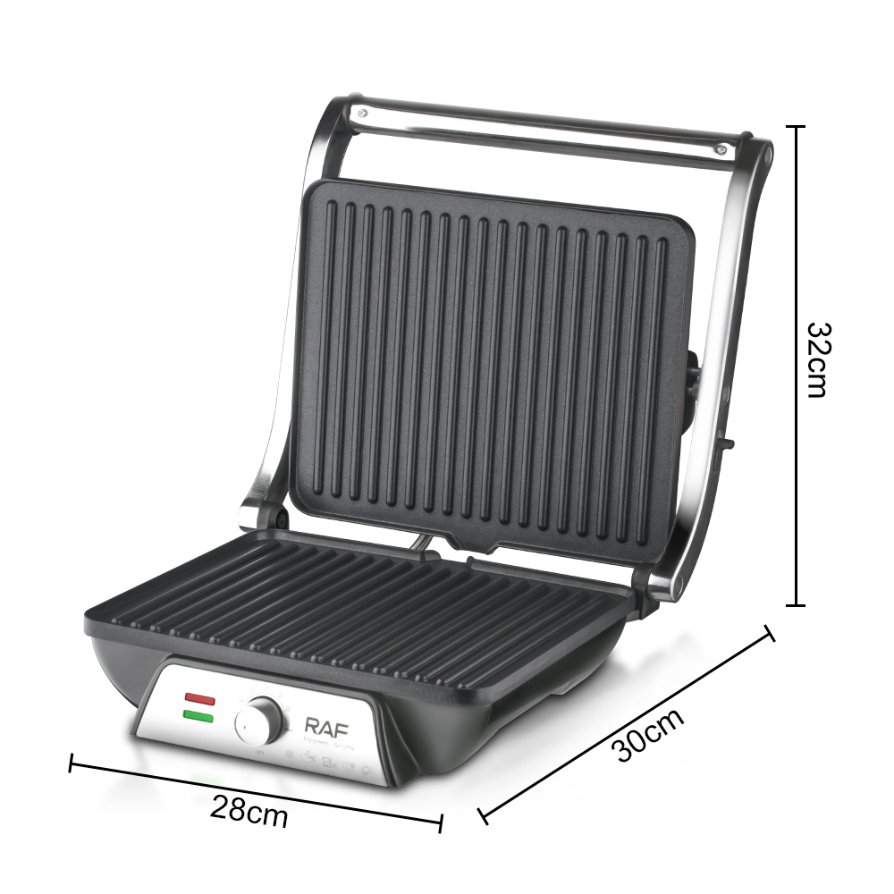European standard 2000W three-dimensional stereoscopic heating non-stick base plate household multi-functional grill and steak machine R.2683 Item Picture