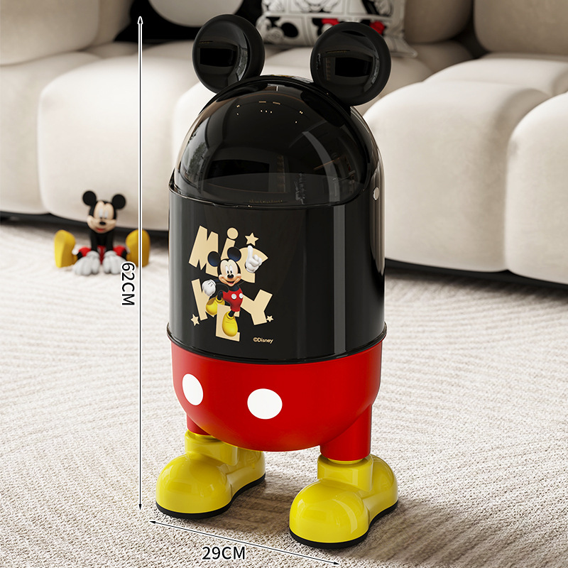 J01-7006-2B2C household light luxury trash can, large-capacity toy storage box, high appearance level cartoon trash can Application Scenario