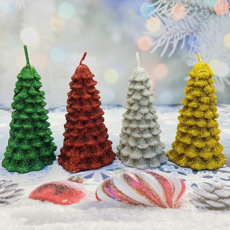 Christmas gifts: Christmas tree, gold powder candles, aromatherapy decorations, Christmas Eve gifts, souvenirs, Christmas gifts, aromatherapy candles, candles, cake candles, aromatherapy wax, aromatherapy tea wax, small candles, aromatherapy soybean wax, soybean wax candles pic 3