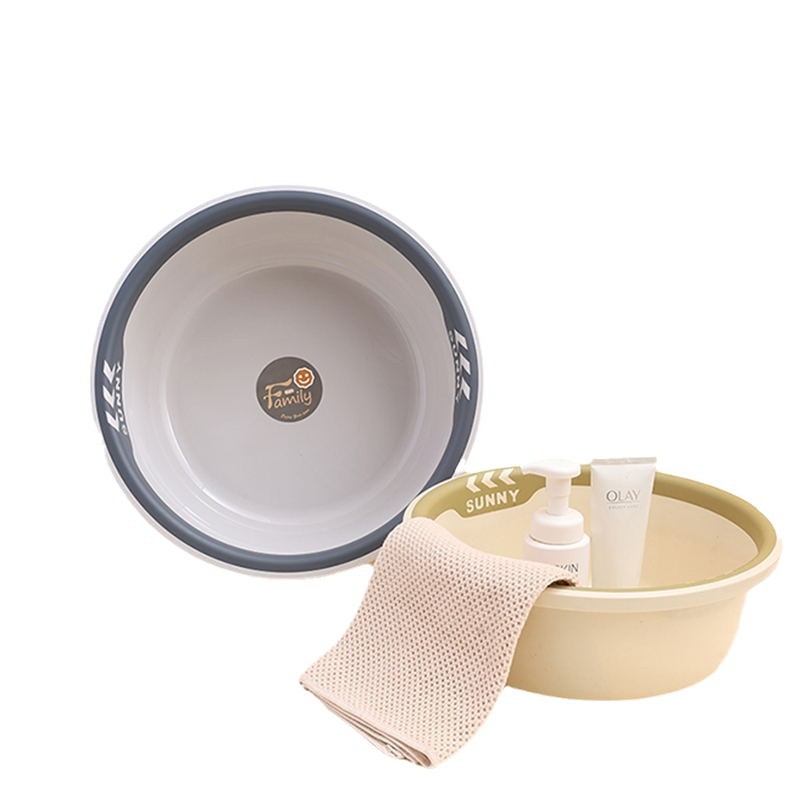 S118-811 new double color round basin thickened anti drop laundry wash basin Kitchen wash basin Item Picture