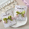 New Spring 2025 Sweet cherry ribbon bow, cute girl duckbill clip, side bangs clip hair accessory for girls details Picture