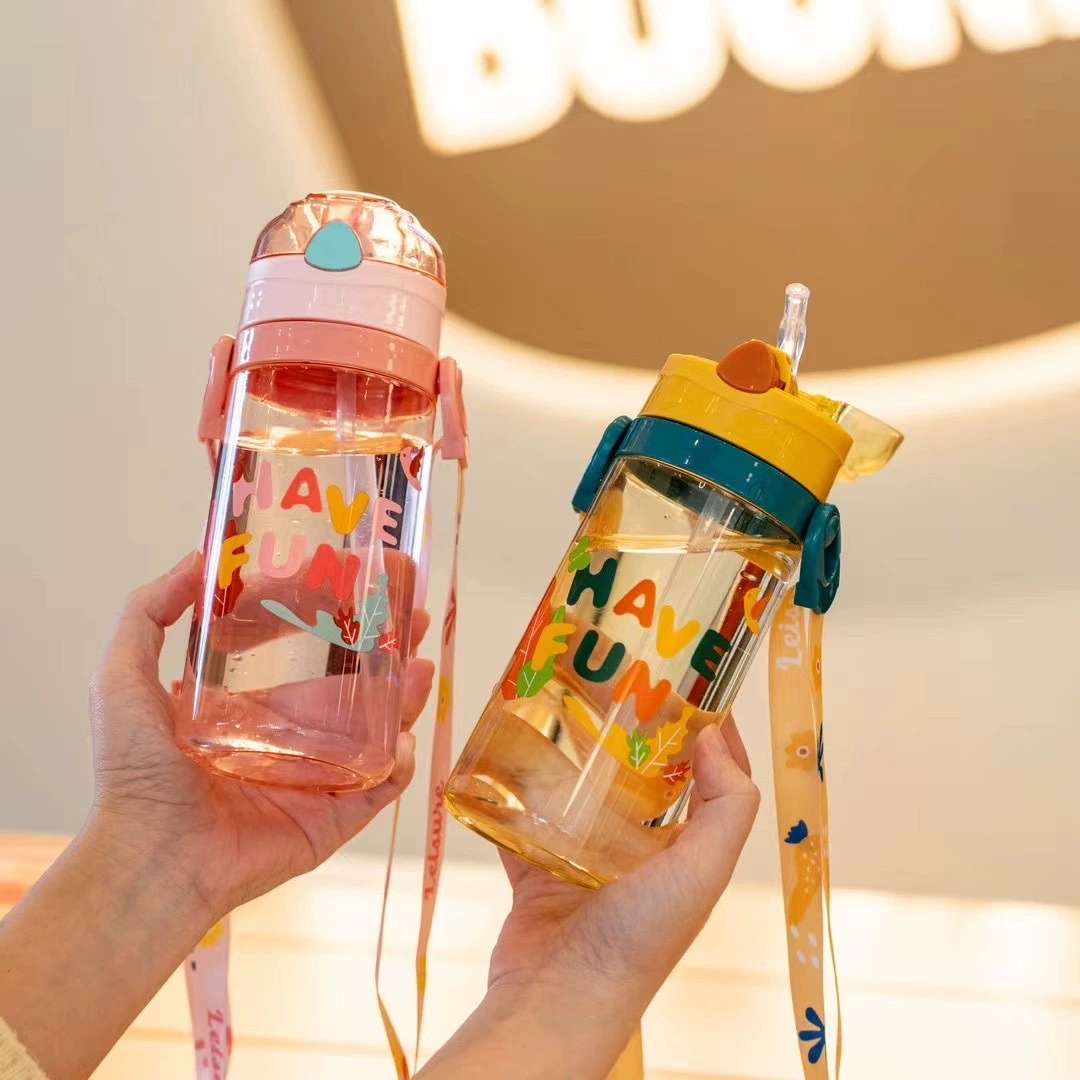 S150-TY-0943 high appearance level plastic cup, large capacity with straw cup, cute portable children's water bottle detail image 8