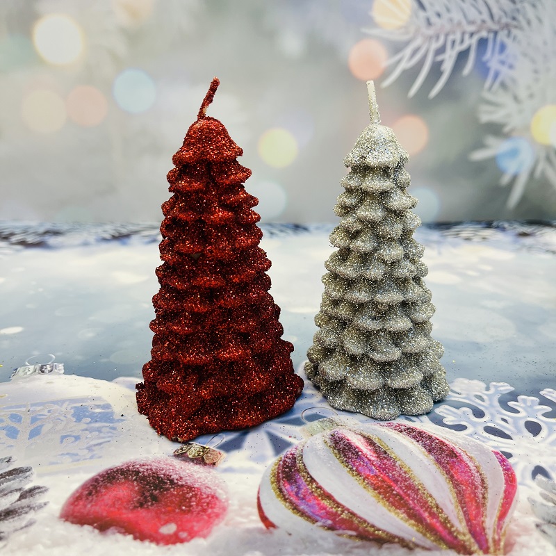 Christmas gifts: Christmas tree, gold powder candles, aromatherapy decorations, Christmas Eve gifts, souvenirs, Christmas gifts, aromatherapy candles, candles, cake candles, aromatherapy wax, aromatherapy tea wax, small candles, aromatherapy soybean wax, soybean wax candles pic 2