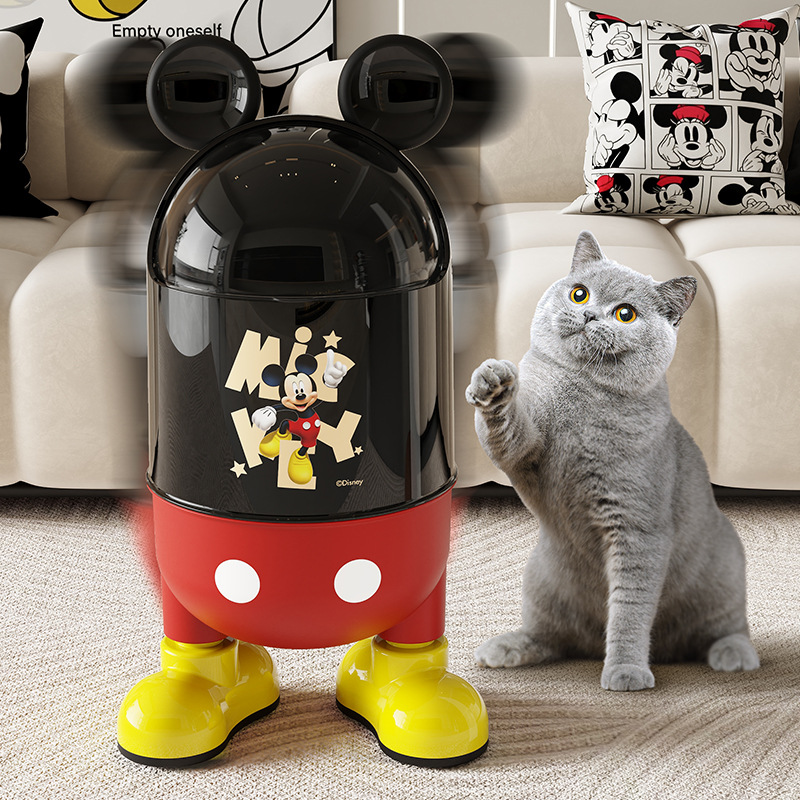 J01-7006-2B2C household light luxury trash can, large-capacity toy storage box, high appearance level cartoon trash can Specification image