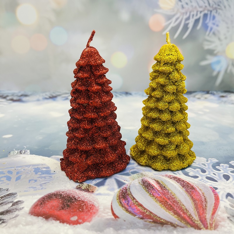 Christmas gifts: Christmas tree, gold powder candles, aromatherapy decorations, Christmas Eve gifts, souvenirs, Christmas gifts, aromatherapy candles, candles, cake candles, aromatherapy wax, aromatherapy tea wax, small candles, aromatherapy soybean wax, soybean wax candles pic 4