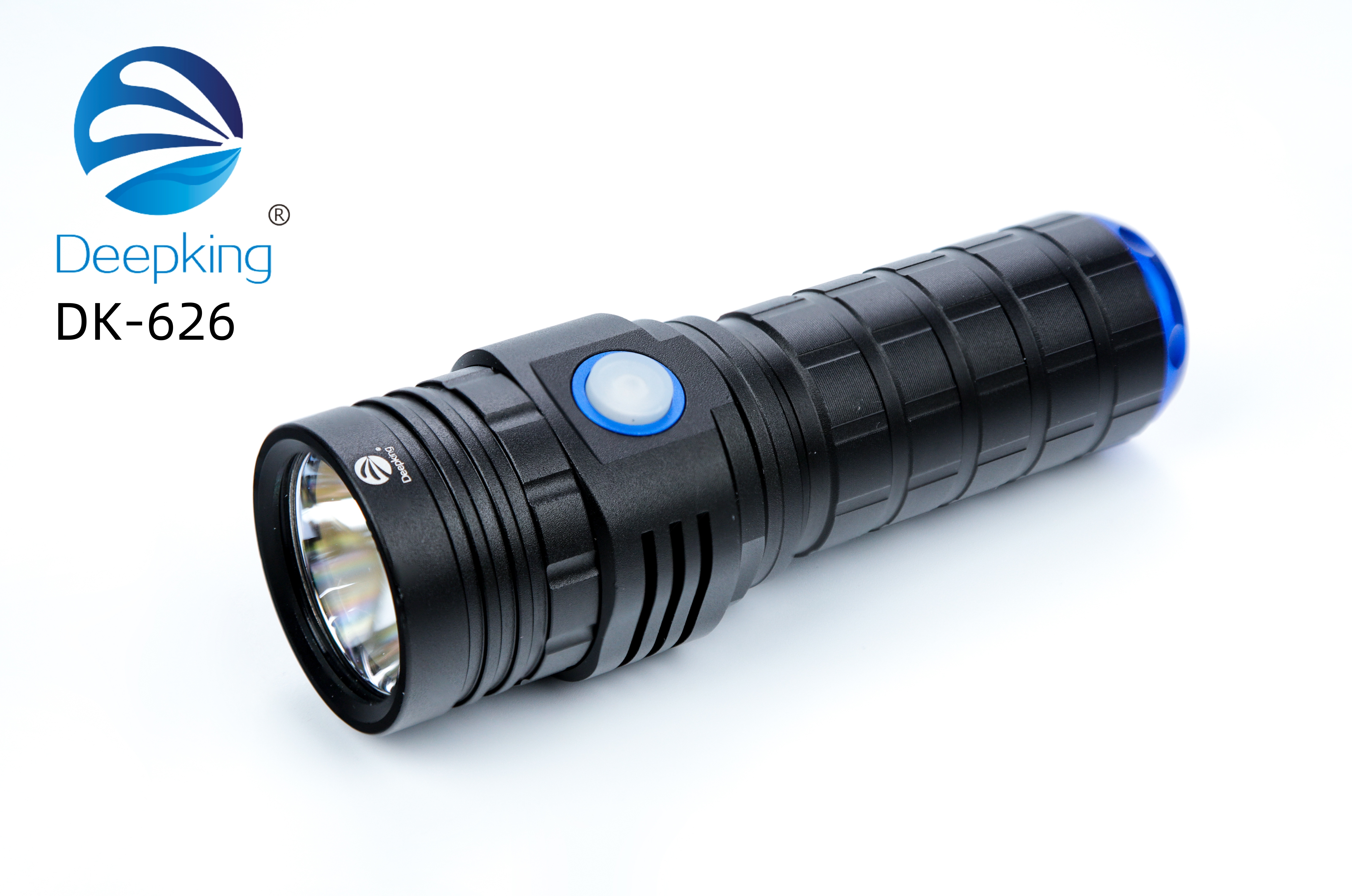 DeepKing Cross-border DK-626 Flashlight, strong light charging, Outdoor Ultra-bright long-range, multi-functional tactical laser, white laser, small portable home