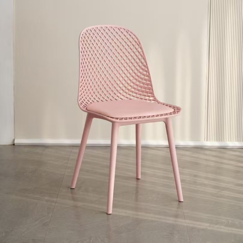 简易家具塑料桌椅套装 靠背椅子可叠放 家装建材轻便耐用椅子 室内外适用空间省详情图5