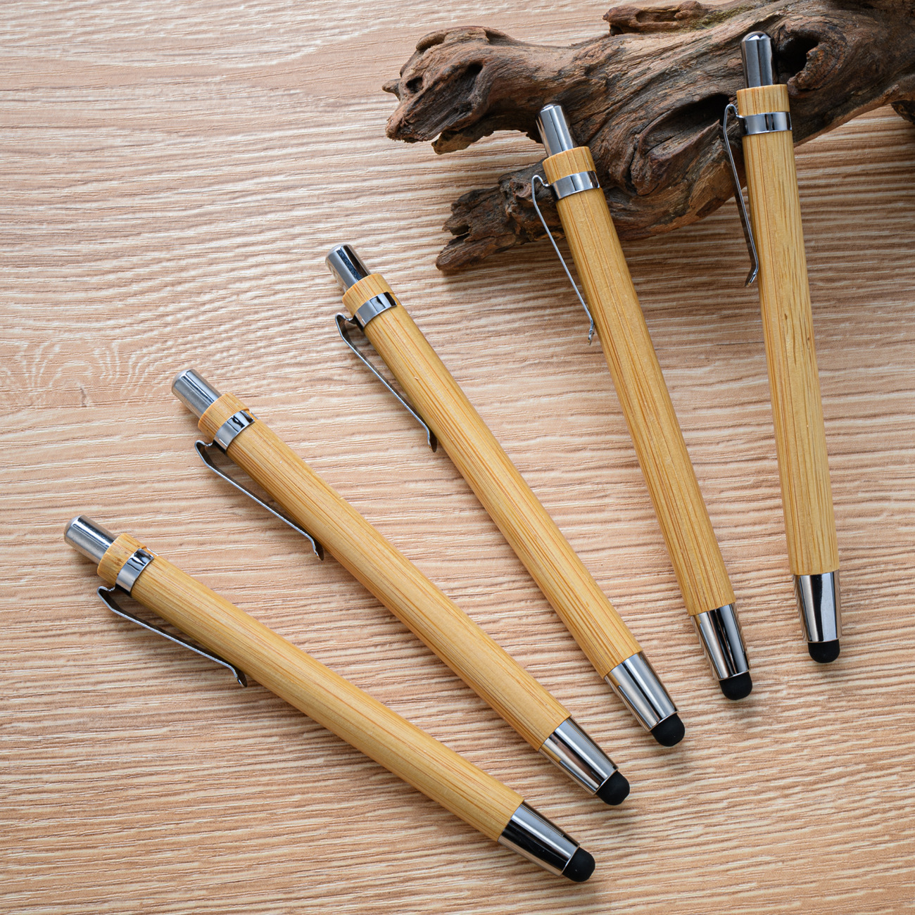 Ballpoint pen Bamboo pen Environmental pen can print logo ballpoint pen Bamboo pen ballpoint pen thumbnail