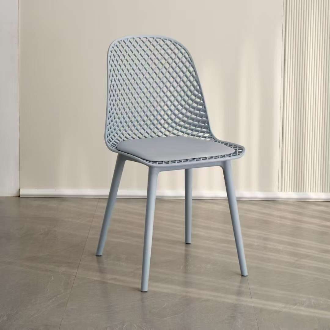 简易家具塑料桌椅套装 靠背椅子可叠放 家装建材轻便耐用椅子 室内外适用空间省详情图7