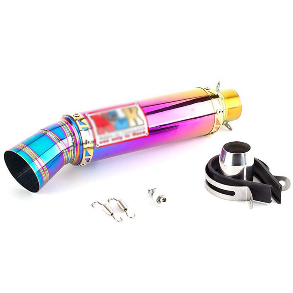 General purpose motorcycle exhaust RAIDER150 Sonic Exicter155 Southeast Asia curved beam car silencer tail throat Specification drawing