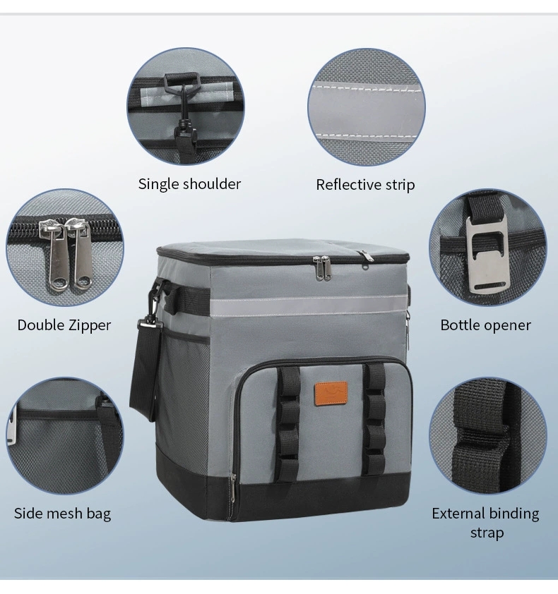 现货批发拉杆保温包车载冷藏箱户外大容量野餐包便携式外卖保温箱详情图4