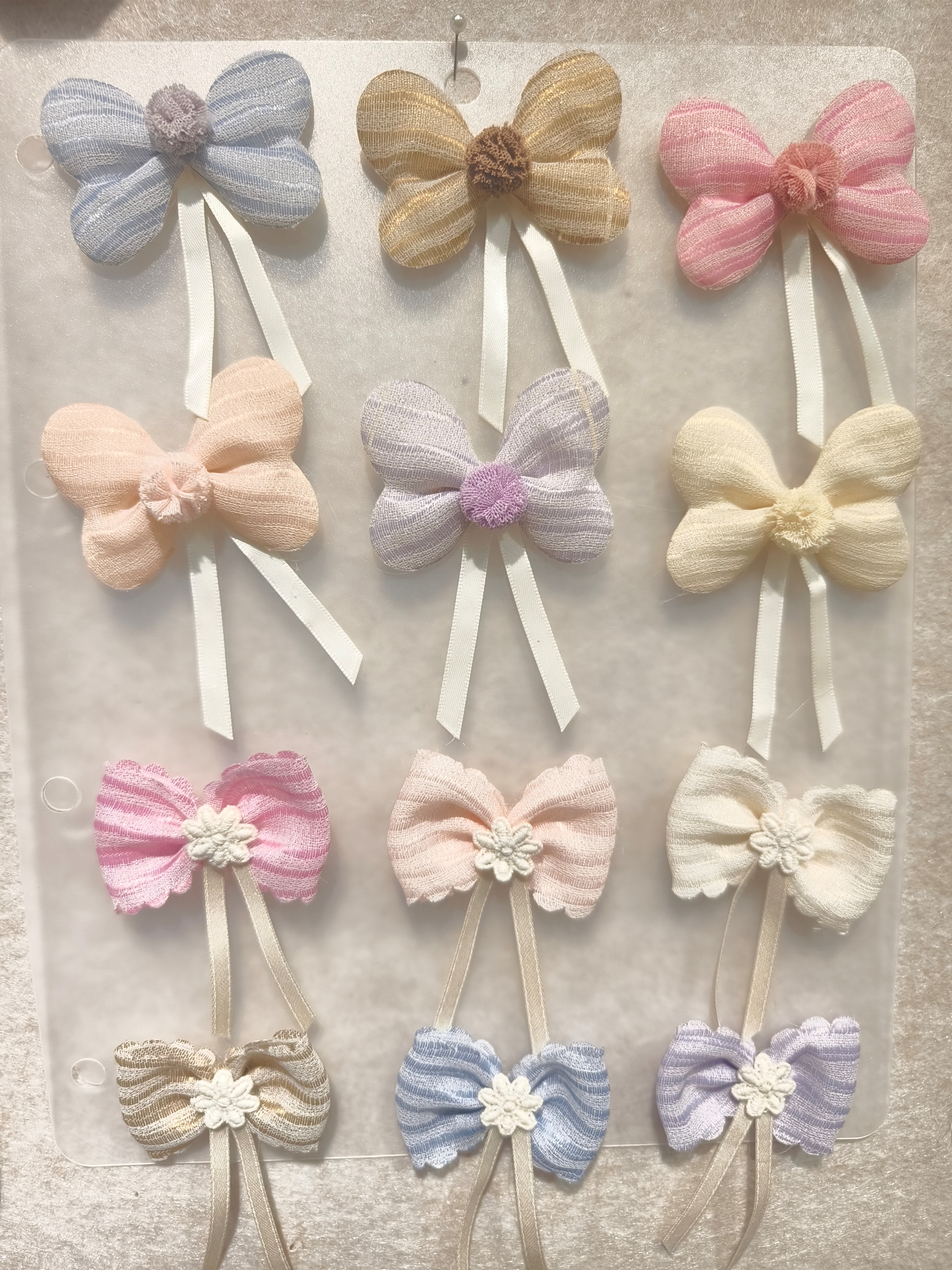 Quanxin Accessories Fabric art DIY clothing hat socks leggings accessories design Handmade accessories Strip bow accessories New polyester ribbon fresh accessories ribbon bow accessories half Application Scenario