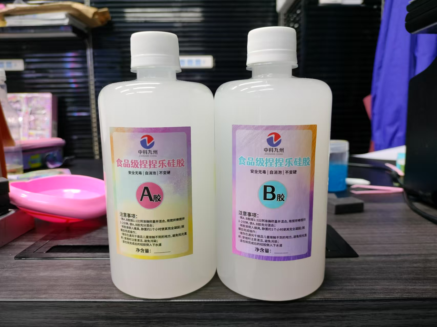 源头工厂 捏捏乐A胶500ML+B胶500ML  可OEM/ODM 