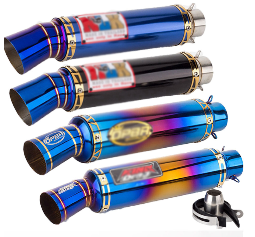 General purpose motorcycle exhaust RAIDER150 Sonic Exicter155 Southeast Asia curved beam car silencer tail throat full figure
