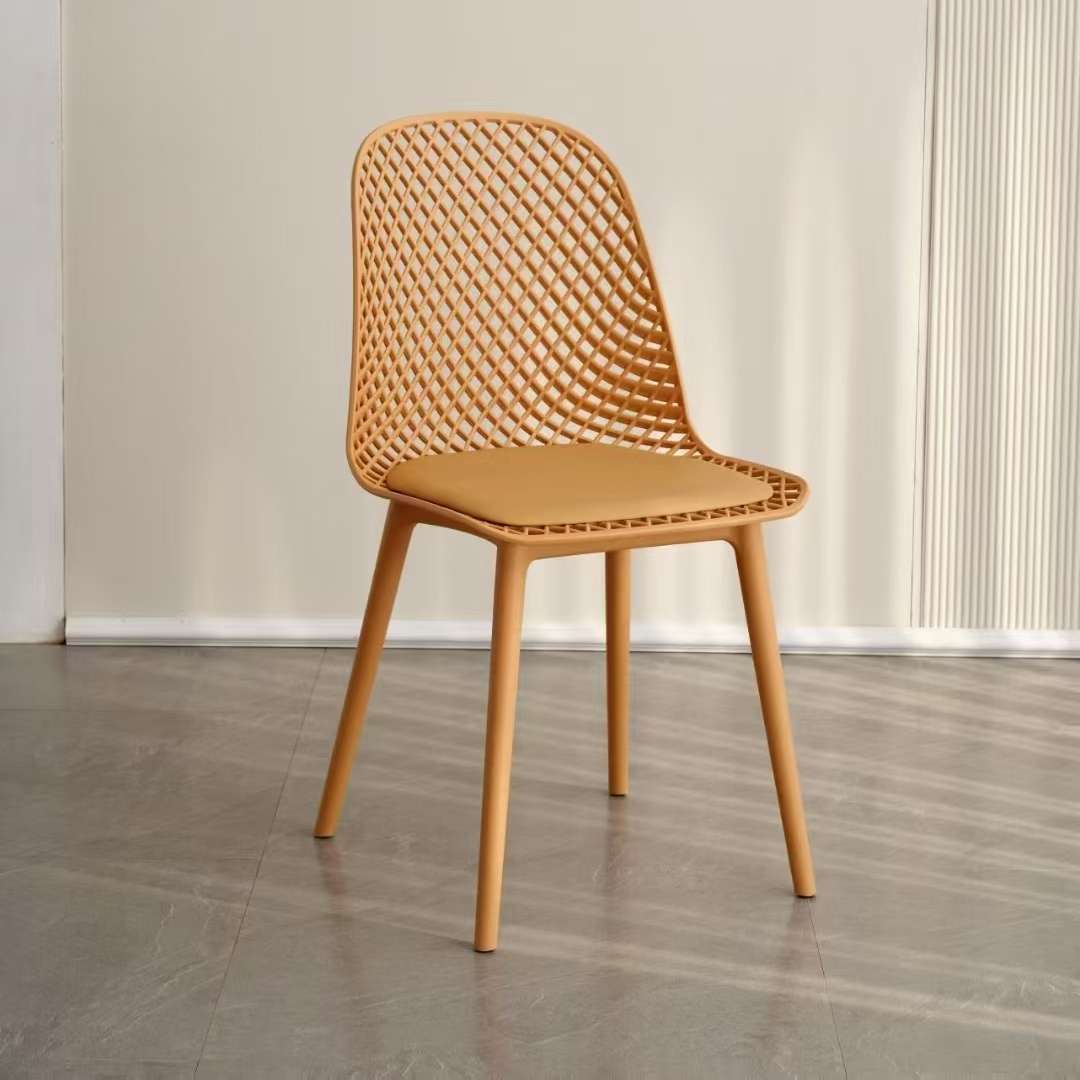 简易家具塑料桌椅套装 靠背椅子可叠放 家装建材轻便耐用椅子 室内外适用空间省详情图8