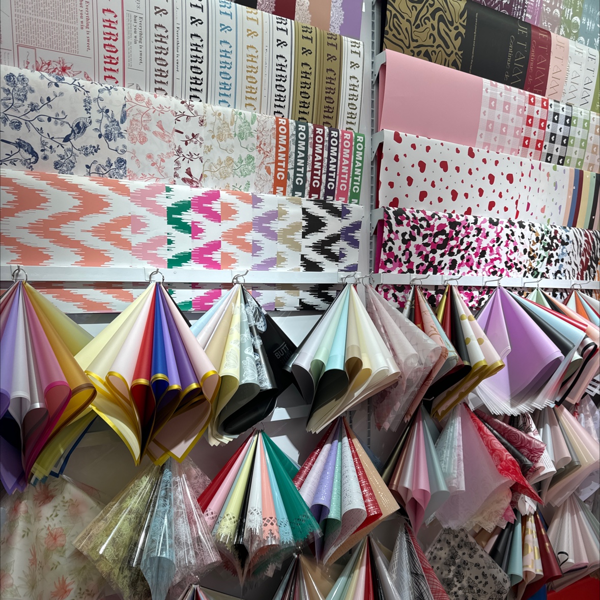 Xihua Nong flower wrapping paper describe pic - 1