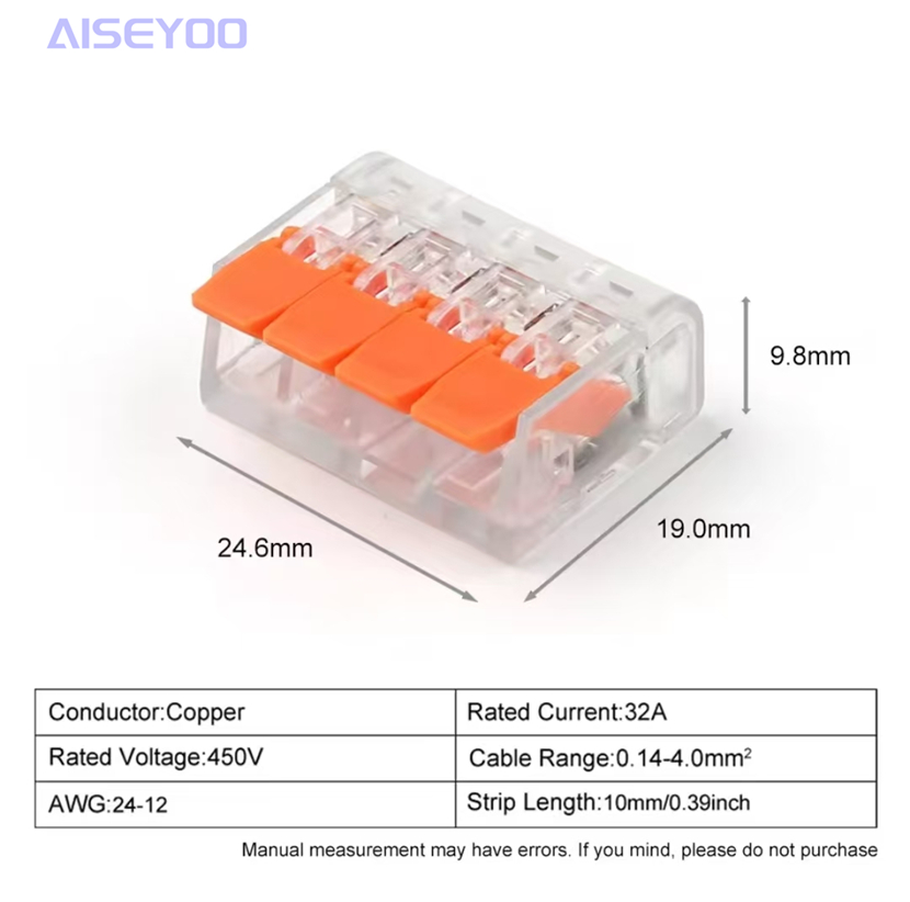 PCT quick terminal block, insertable transformer wire connector, crimping light tube connector, universal lighting fixture connector, soft and hard wire wire connector, press-type docking, quick splitter, quick terminal block pic 9