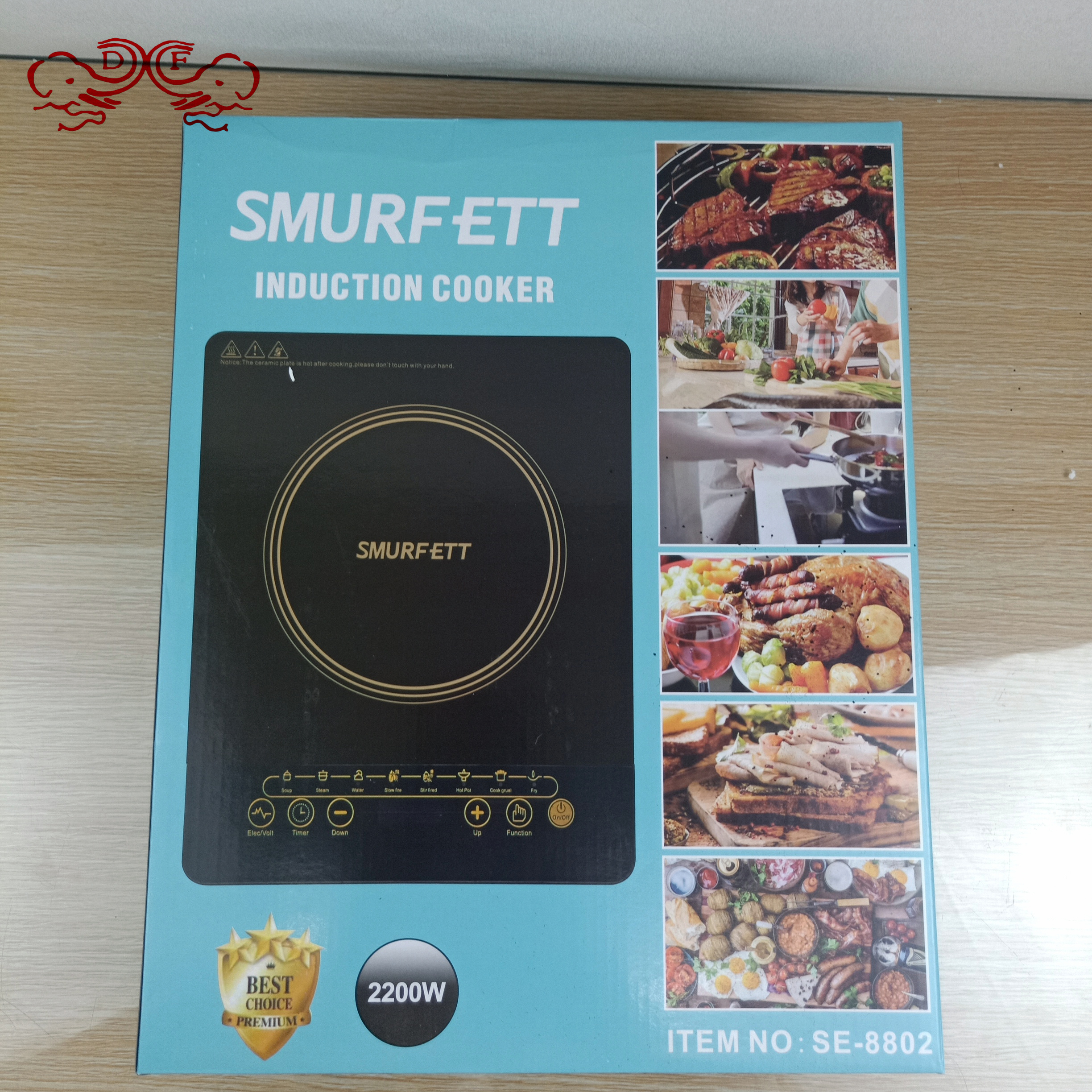 Df68862 Induction Cooker Household 2200W Multi-Functional Power Saving One Stir-Fry Hot Pot Set High-Power Df Tradinghouse Item Picture