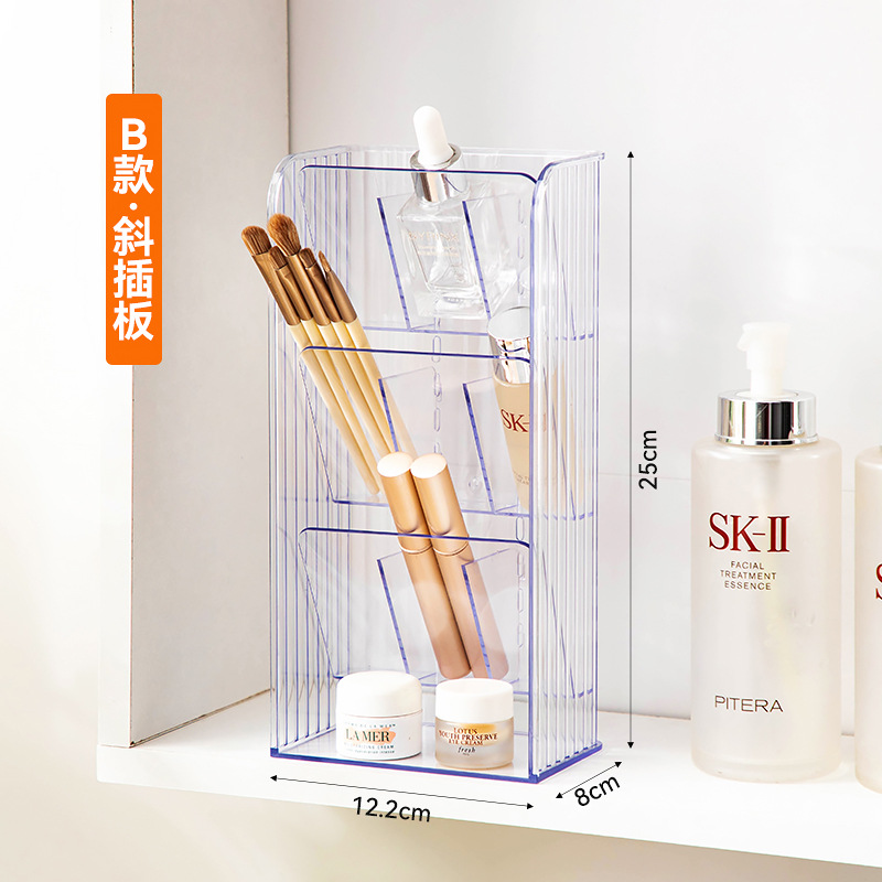 J52-2355 Storage box Cosmetics desktop vanity Skin care jewelry Bathroom shelf Bathroom organizer Application Scenario