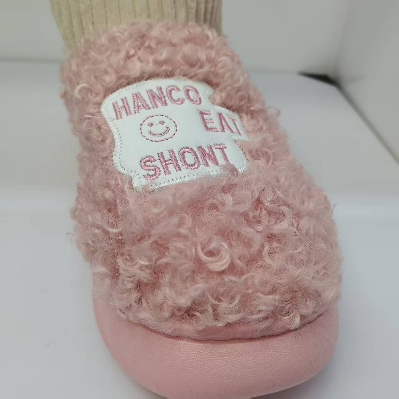 棉拖鞋女冬季居家/洗鞋mootaa/棉拖鞋/孕妇/洗头刷子白底实物图