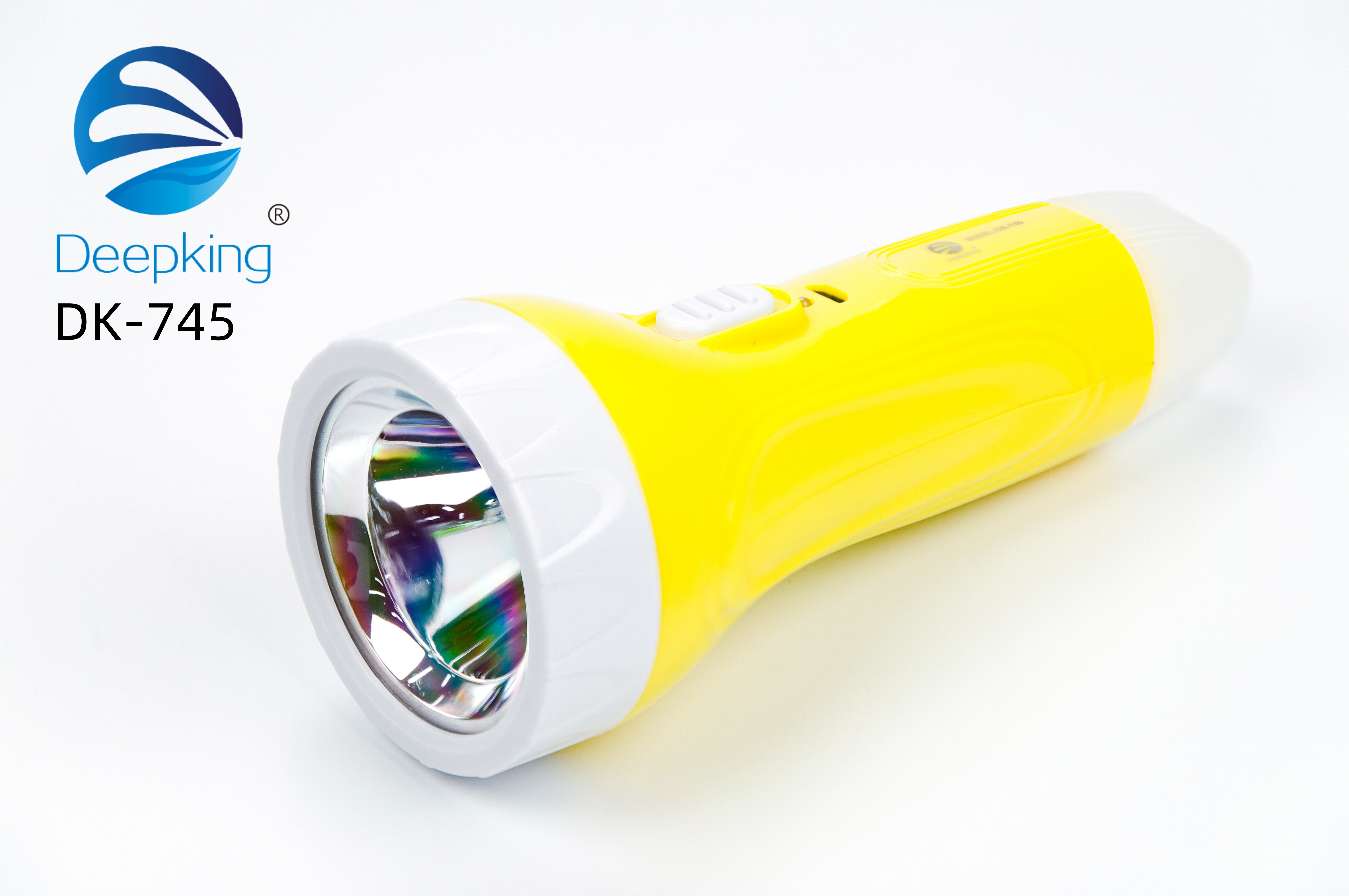 DeepKing Cross-border DK-745 Home rechargeable flashlight, powerful outdoor camping portable lighting, pocket-sized mini flashlight details Picture