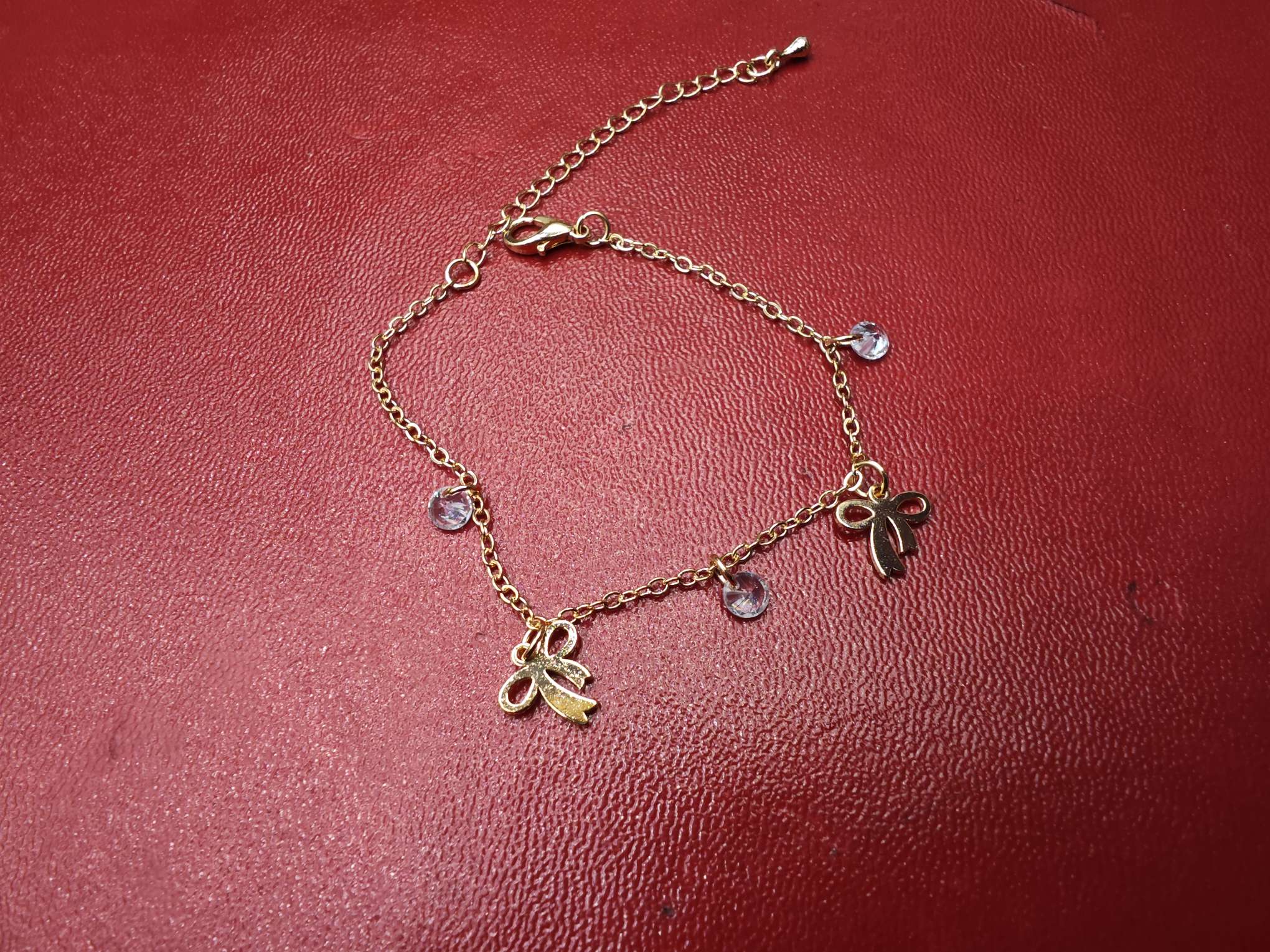 水晶饰品璀璨手链 领结手链 时尚手饰 个性潮流配饰 精致耐磨耀眼详情图2