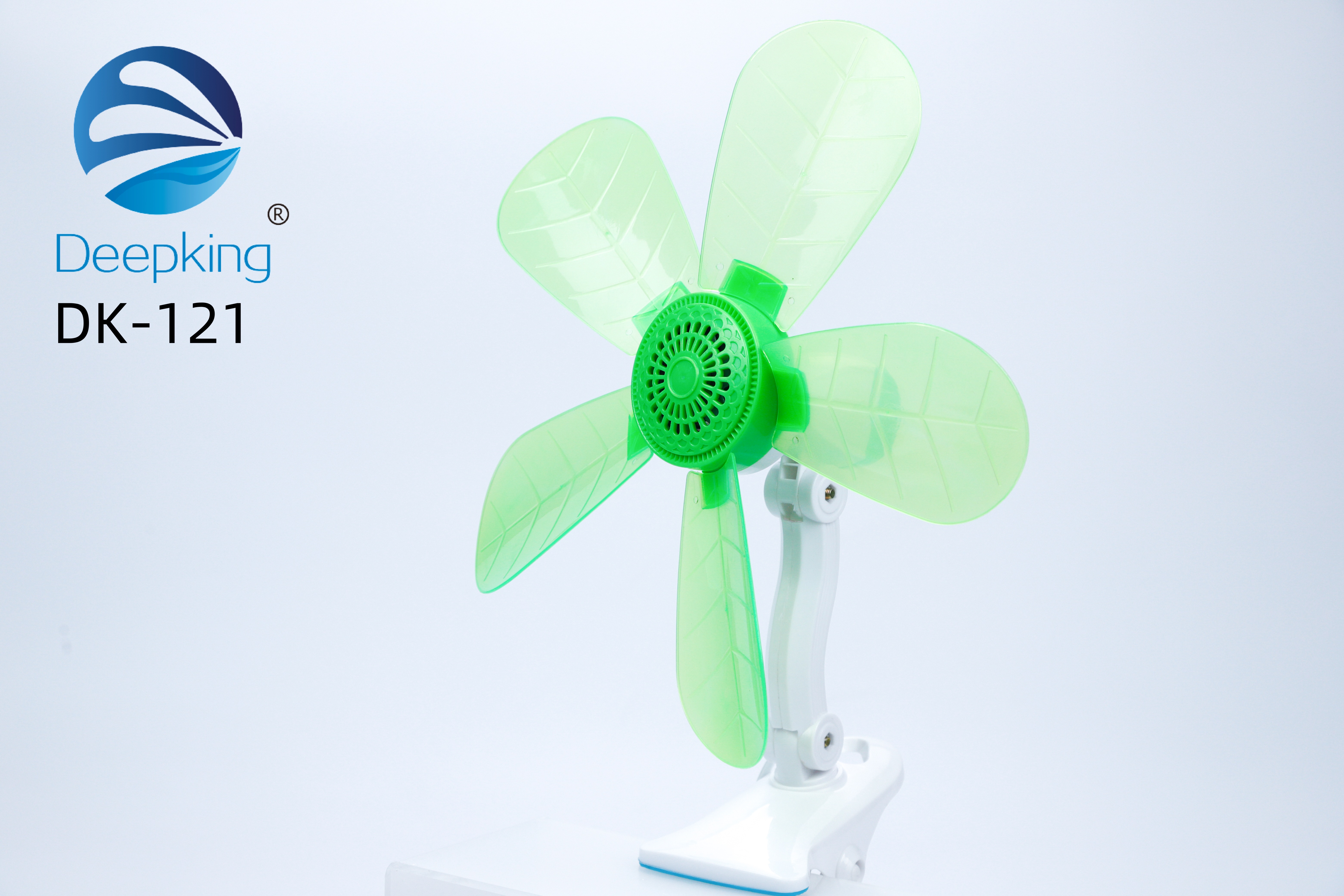 DeepKing Cross-border DK-121 Mini Fan Mini Student Dormitory Bedside Silent wall-mounted Fan Bed Small electric fan Home Strong wind Force details Picture