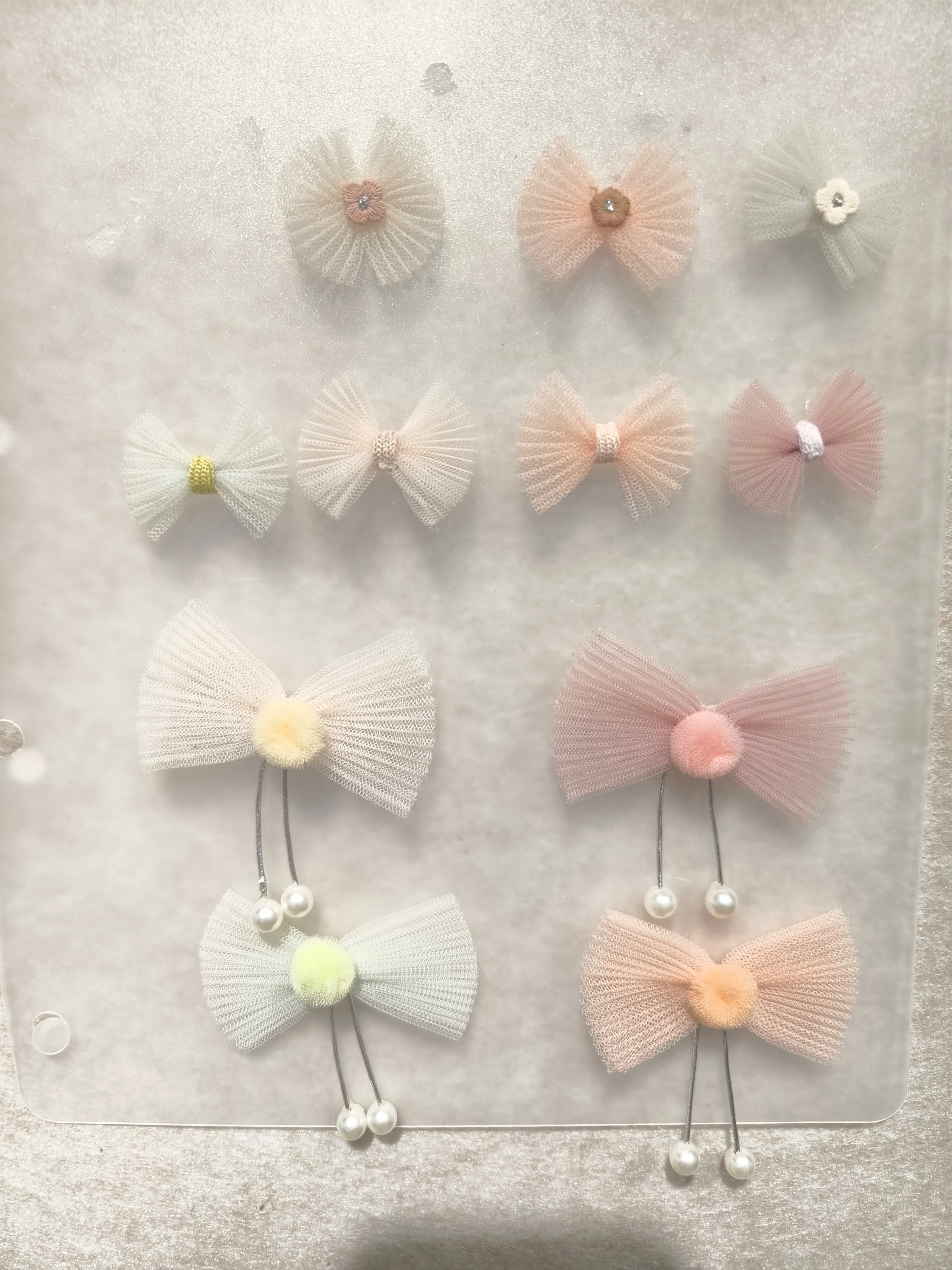 Quanxin Accessories Fabrics DIY clothing hat socks glove accessories design Manual accessories Clothing accessories gauze butterfly and elastic ball accessories gauze new fresh accessories ribbon bow accessories half Application Scenario