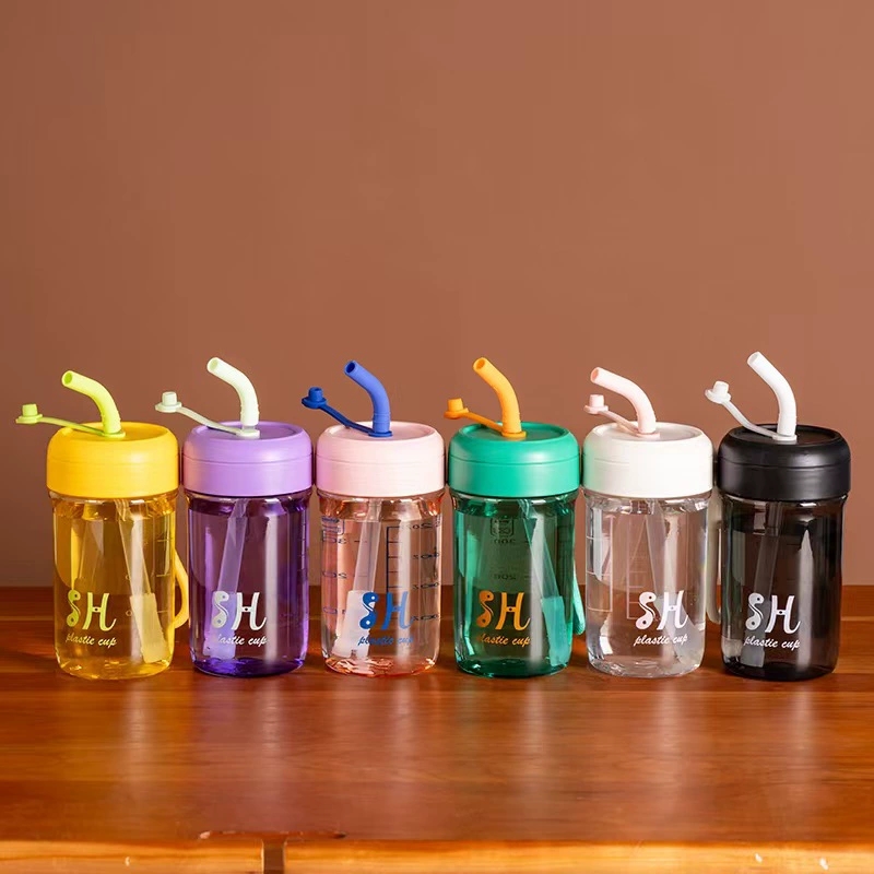 S150-SH2061 Colorful plastic straight drink straw space cup juice cup student portable simple handy cup undefined