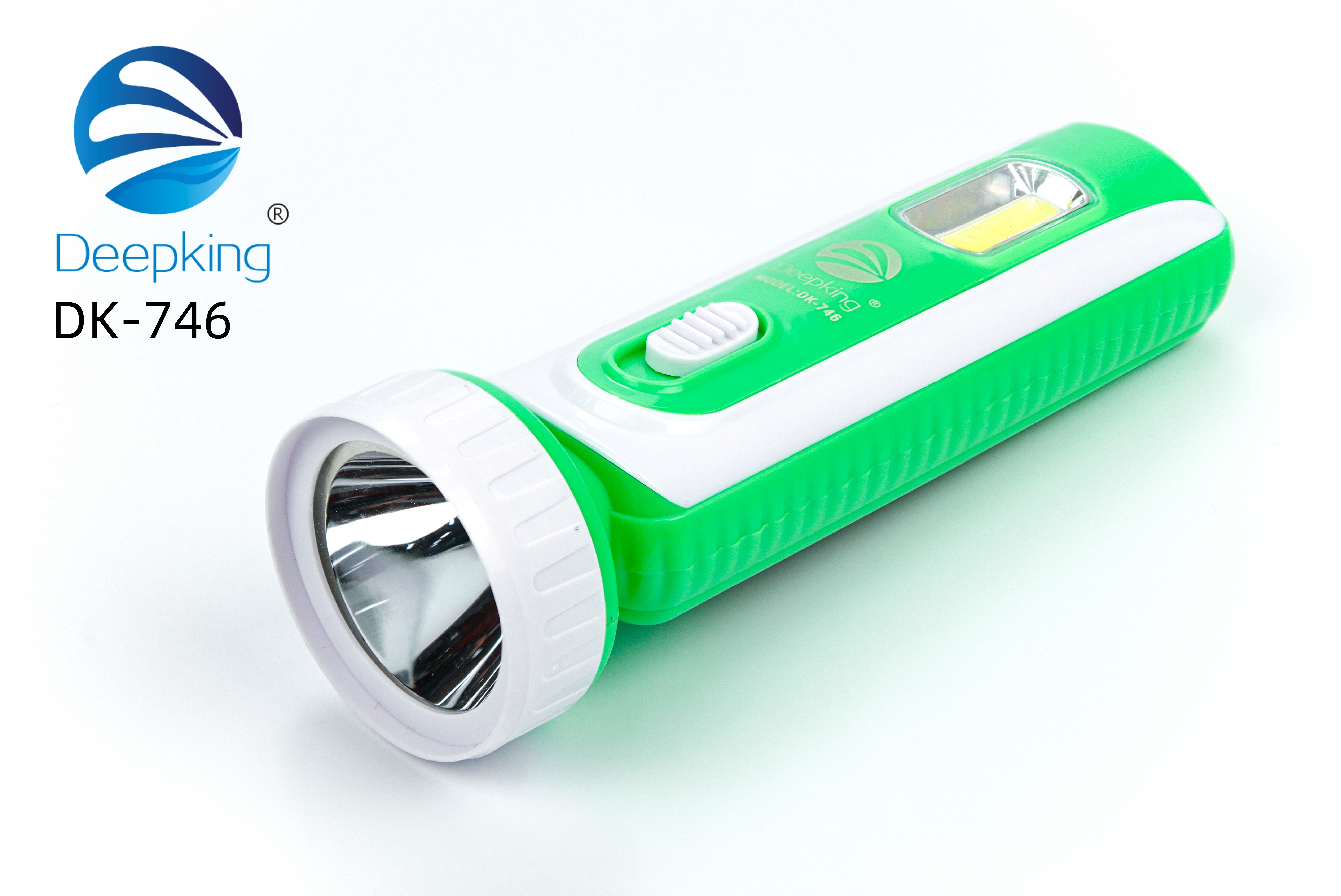 DeepKing Cross-border DK-746 Home rechargeable flashlight, high-intensity outdoor camping portable lighting, pocket-sized mini flashlight Specification image