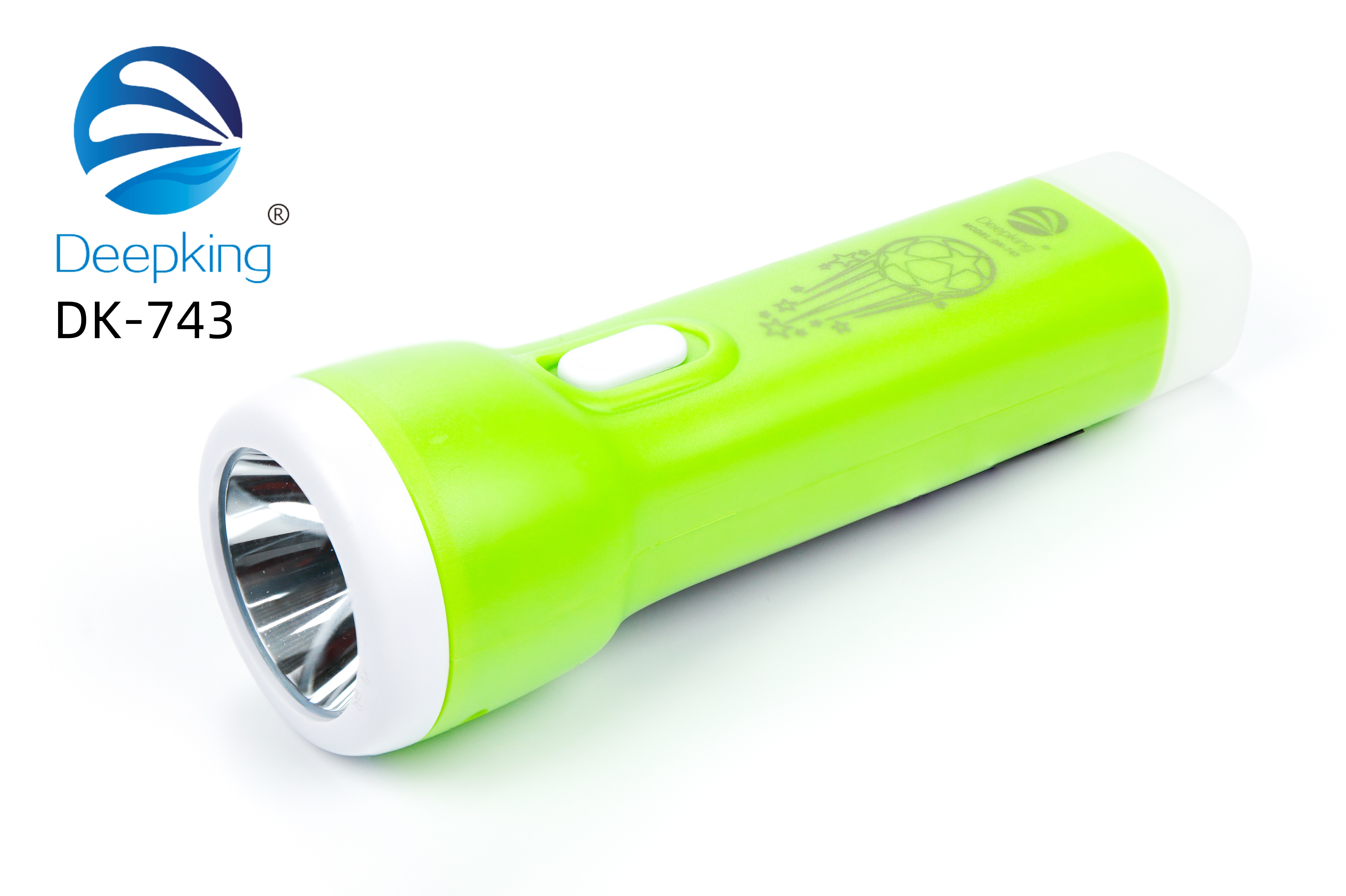 DeepKing Cross-border DK-743 Home rechargeable flashlight, powerful outdoor camping portable lighting, pocket-sized mini flashlight Specification image