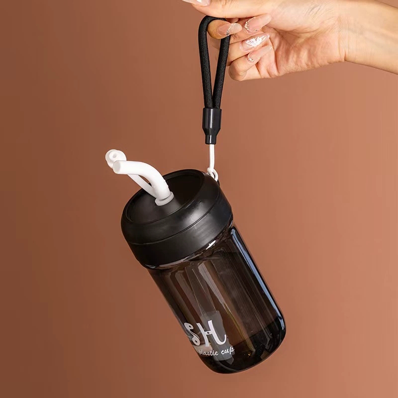 S150-SH2061 Colorful plastic straight drink straw space cup juice cup student portable simple handy cup Specification drawing