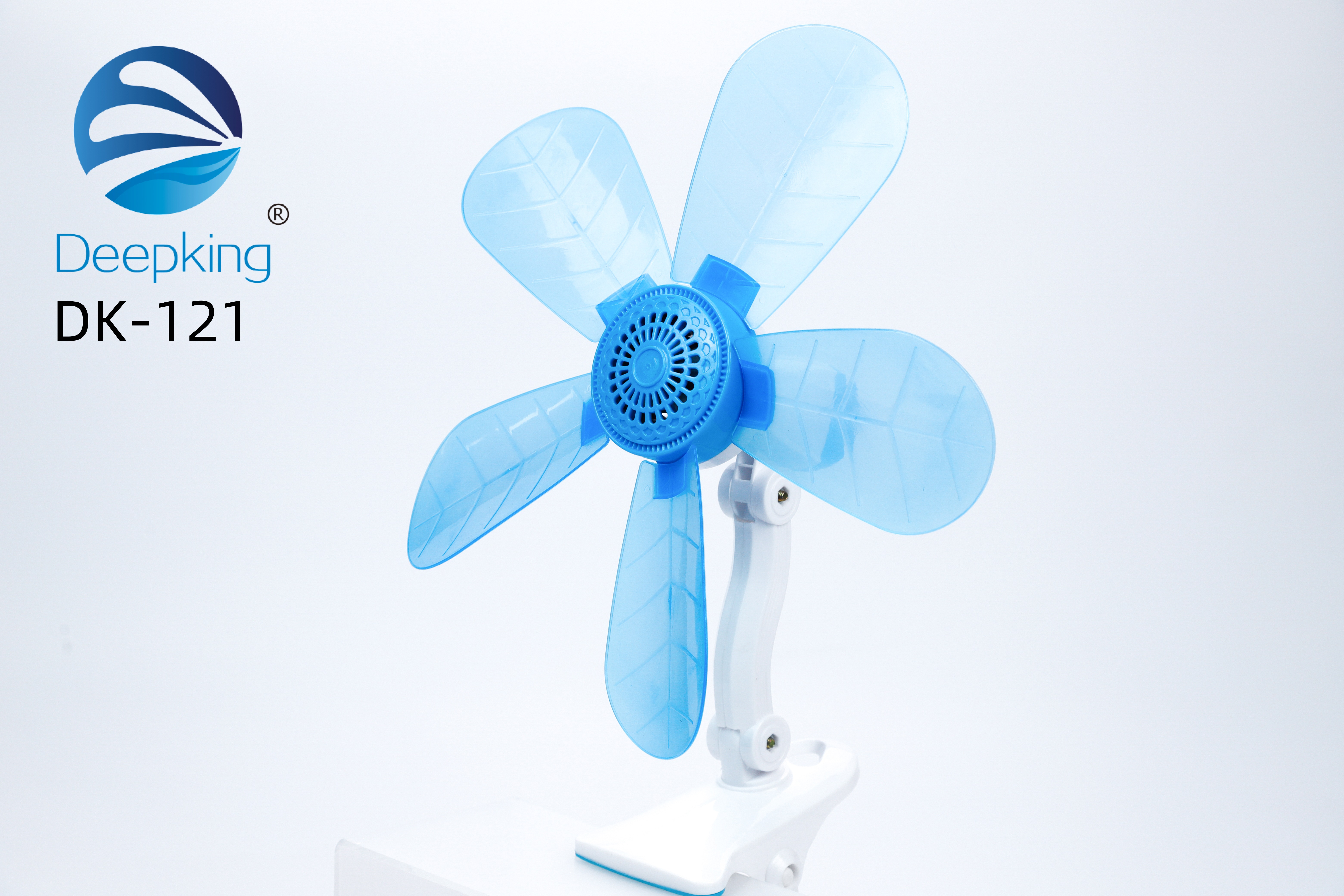 DeepKing Cross-border DK-121 Mini Fan Mini Student Dormitory Bedside Silent wall-mounted Fan Bed Small electric fan Home Strong wind Force