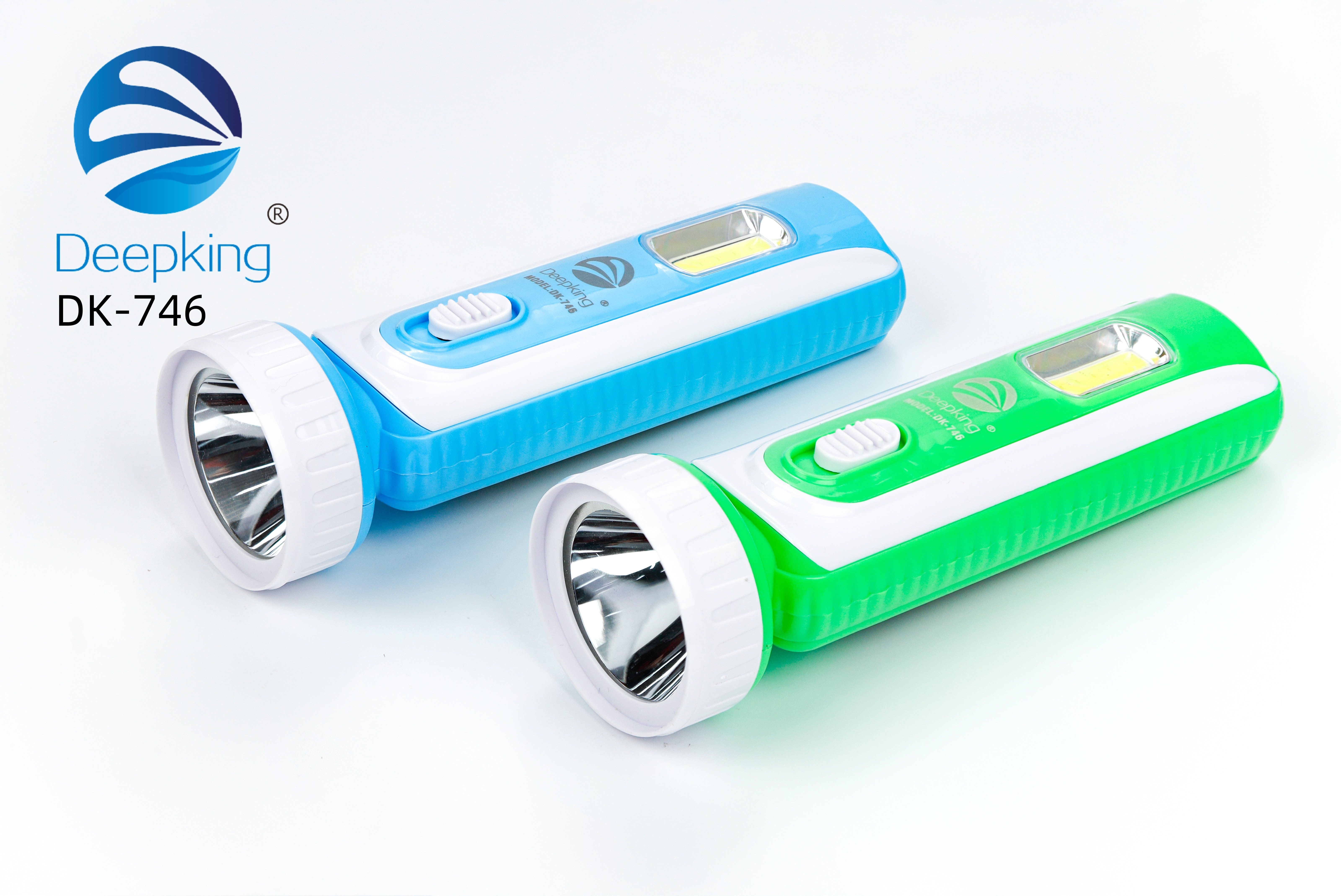 DeepKing Cross-border DK-746 Home rechargeable flashlight, high-intensity outdoor camping portable lighting, pocket-sized mini flashlight