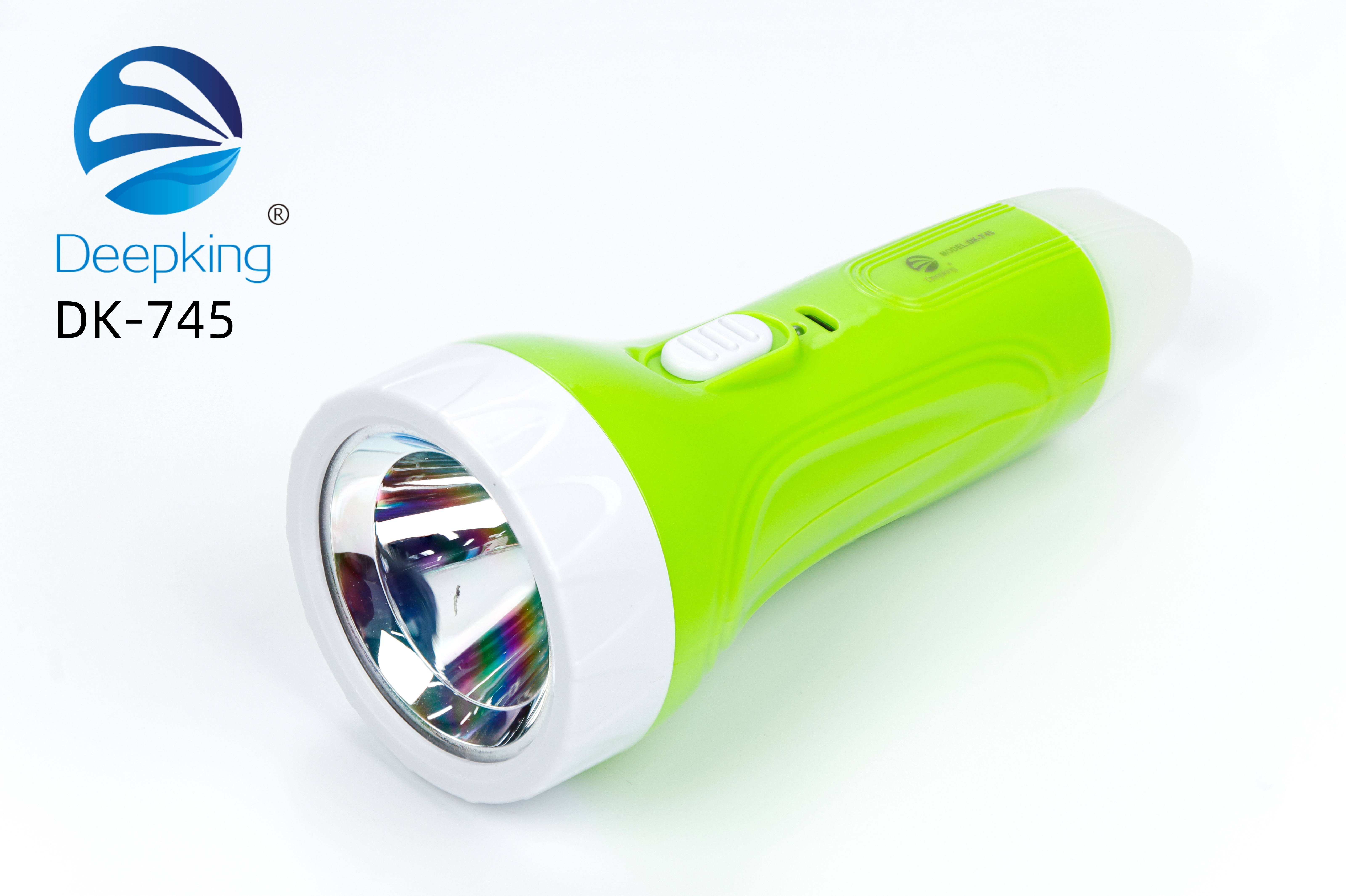 DeepKing Cross-border DK-745 Home rechargeable flashlight, powerful outdoor camping portable lighting, pocket-sized mini flashlight Specification image