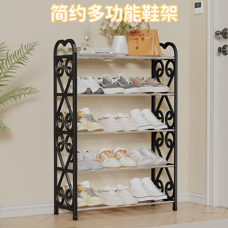 J101-0132五层鞋架外贸新品鞋架家用简易多层收纳宿舍鞋柜收纳架产品图