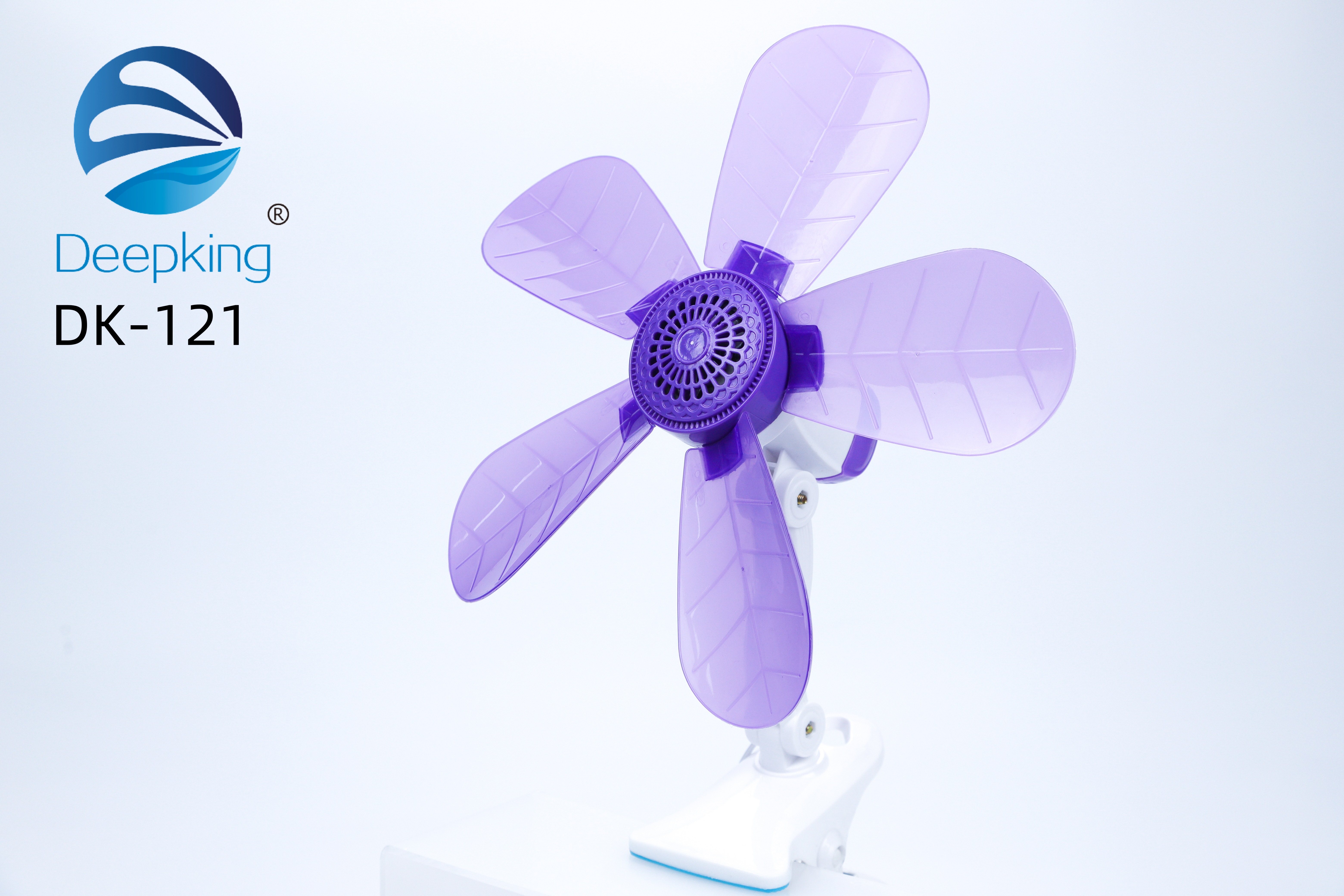 DeepKing Cross-border DK-121 Mini Fan Mini Student Dormitory Bedside Silent wall-mounted Fan Bed Small electric fan Home Strong wind Force Specification image