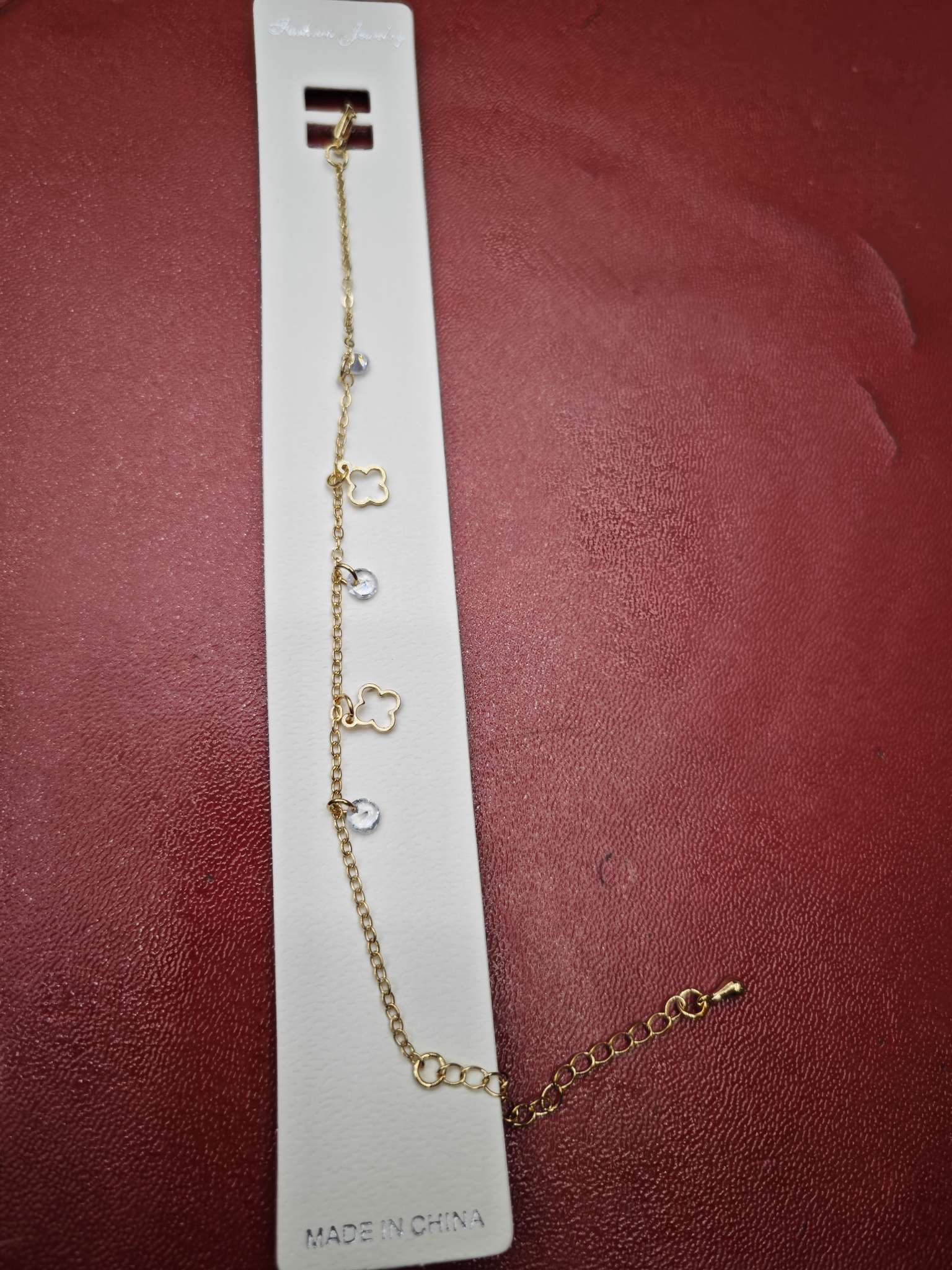 水晶手串手链 四叶草手饰 个性时尚饰品 精致手链礼物装饰品手链饰品详情图2