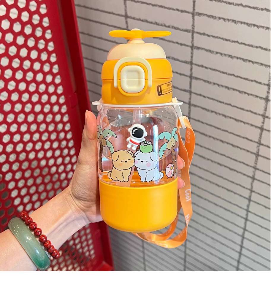 X152-XBD-2022 680ML children's water cup 2025 new female portable plastic cup large capacity kettle summer cute straw cup undefined