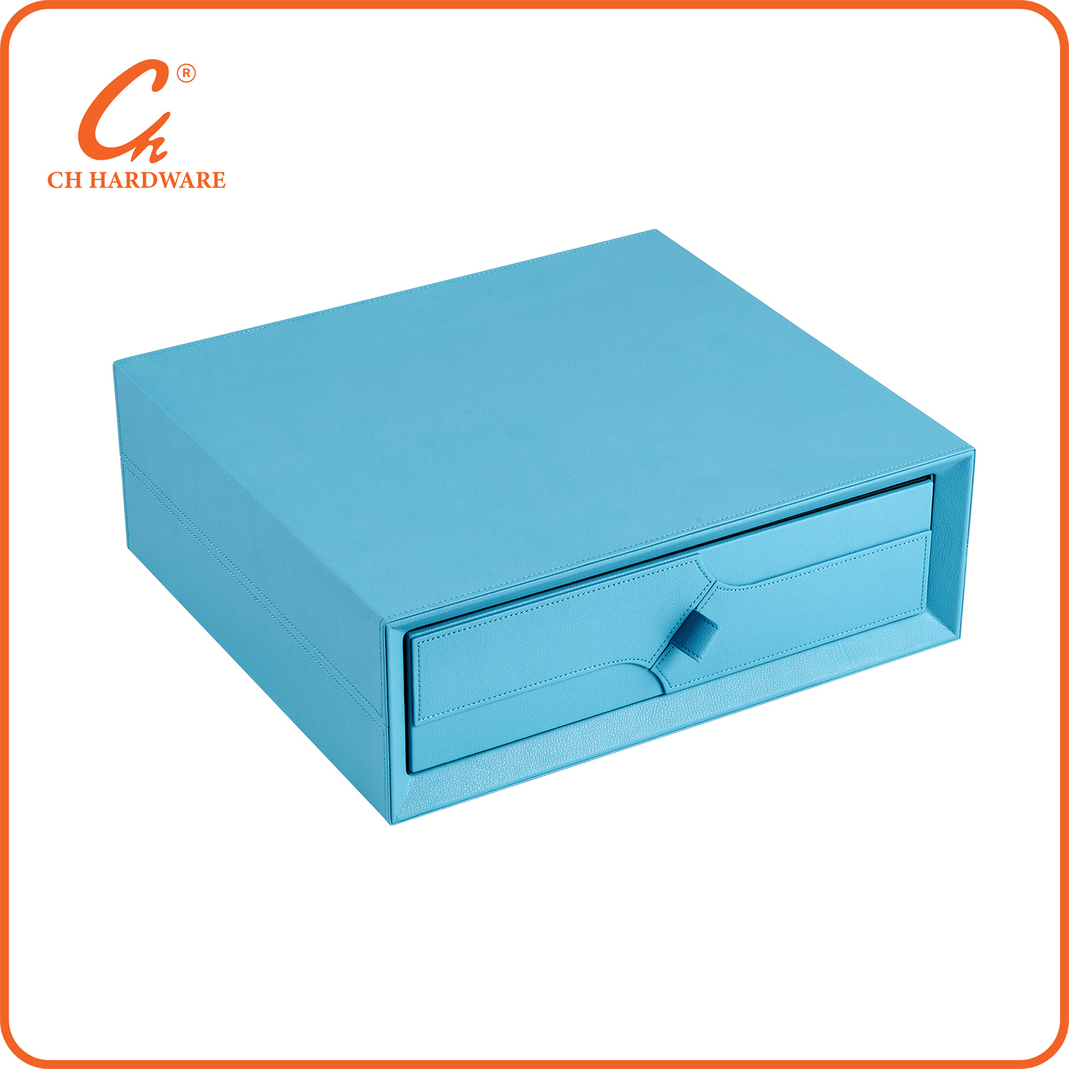 Wardrobe fingerprint password drawer anti-theft mini leather safe, all-steel office intelligent fingerprint safe cabinet for home use