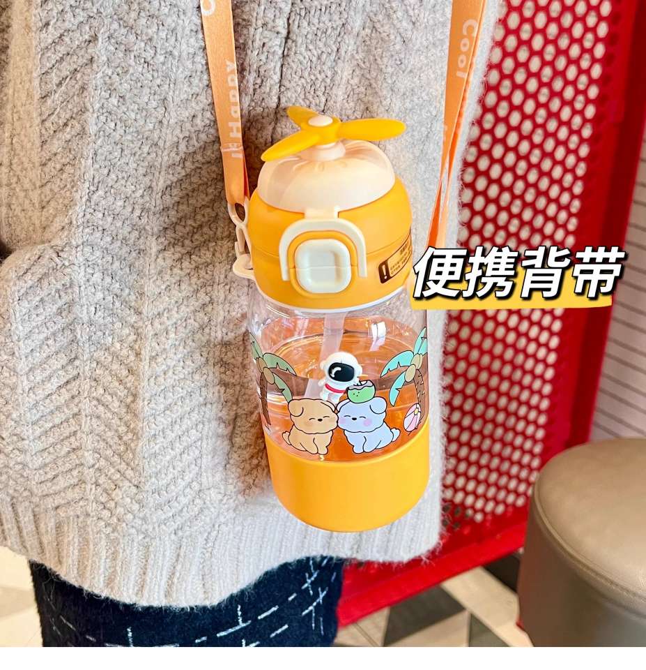 X152-XBD-2022 680ML children's water cup 2025 new female portable plastic cup large capacity kettle summer cute straw cup undefined