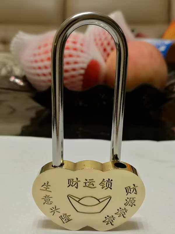铜旅游锁，一次性使用，可定制产品图