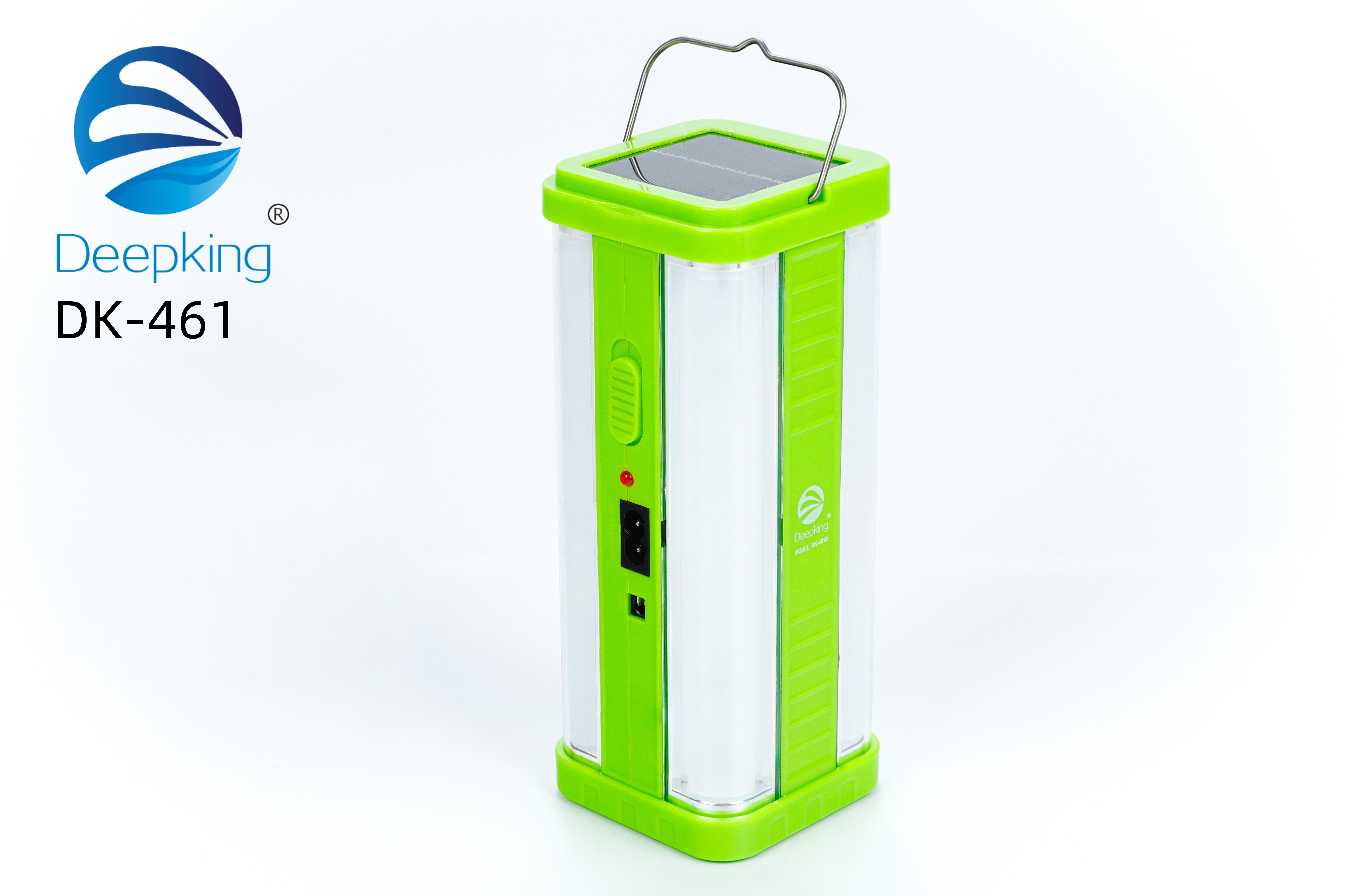 DeepKing Cross-border DK-461 LED Household power outage Emergency Light Outdoor Camping Street Stall Solar Charging Probe Lighting High-intensity portable Light