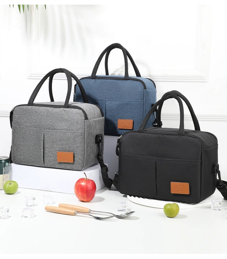 New cross-border Amazon multi-functional lunch bag, office workers' rice preservation ice pack, insulated lunch box bag, insulated bag detail image 7