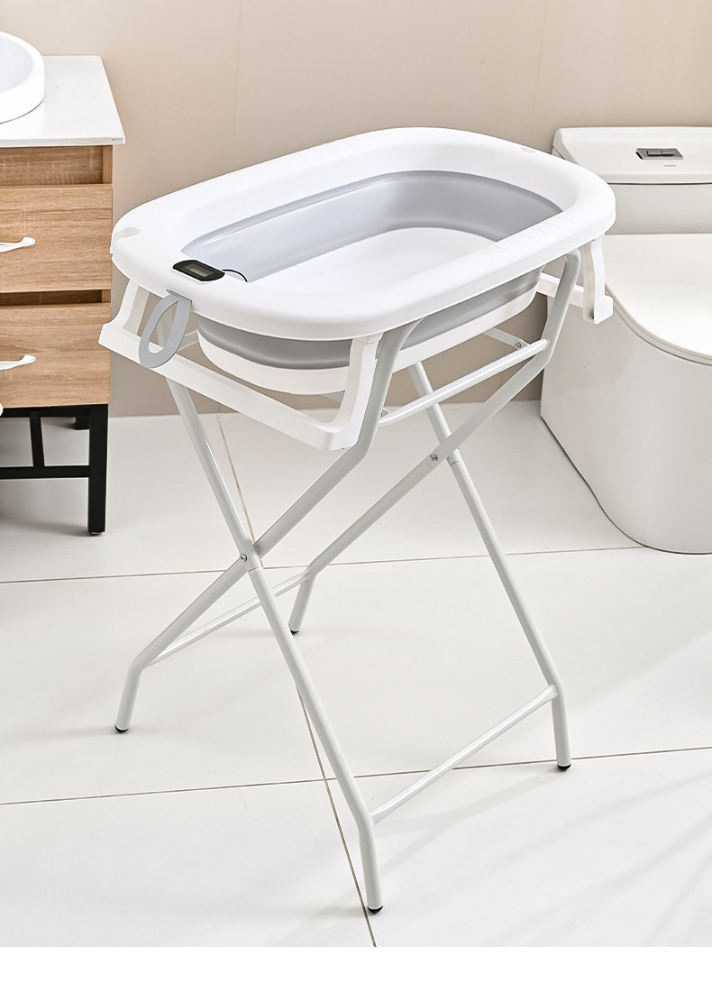 Baby bathtub, foldable bathtub with temperature display Specification image