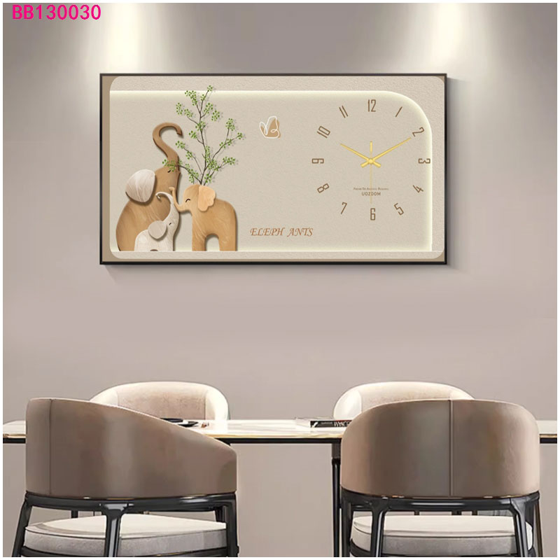 免打孔电表箱装饰画带钟表竖款现代简约遮挡客厅配电箱总开关挂画详情19