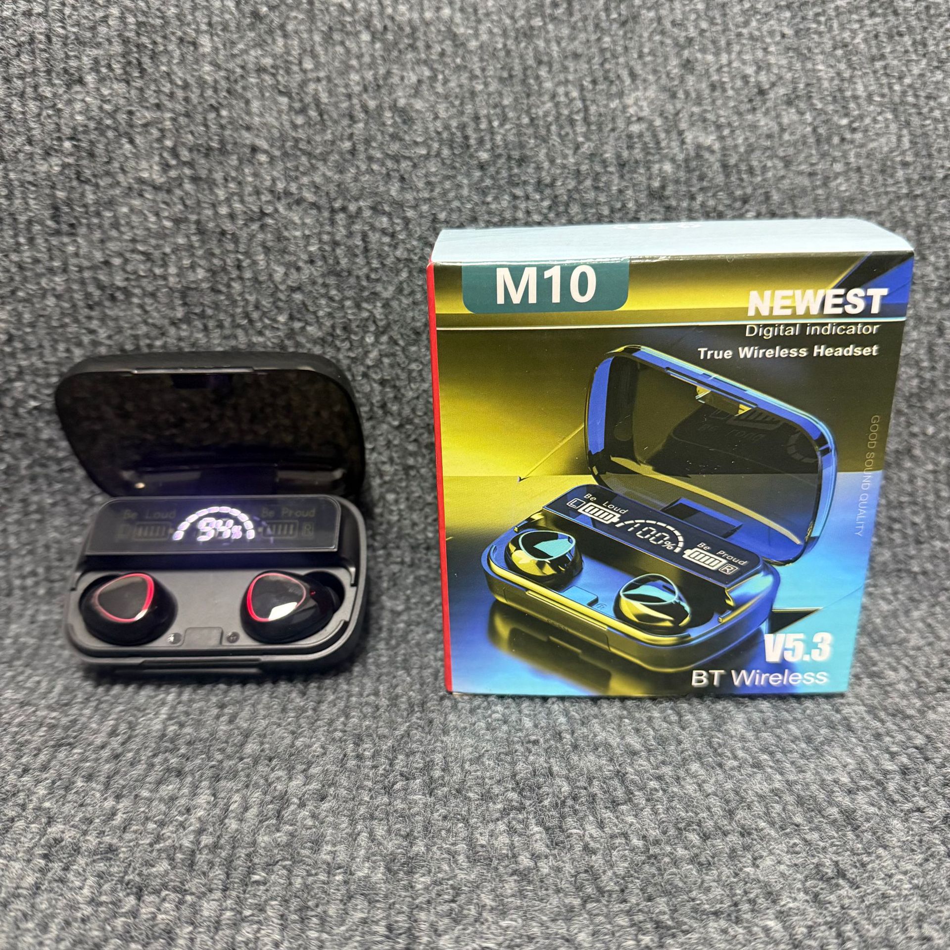 蓝牙耳机M10入耳式高颜值电竞游戏无线