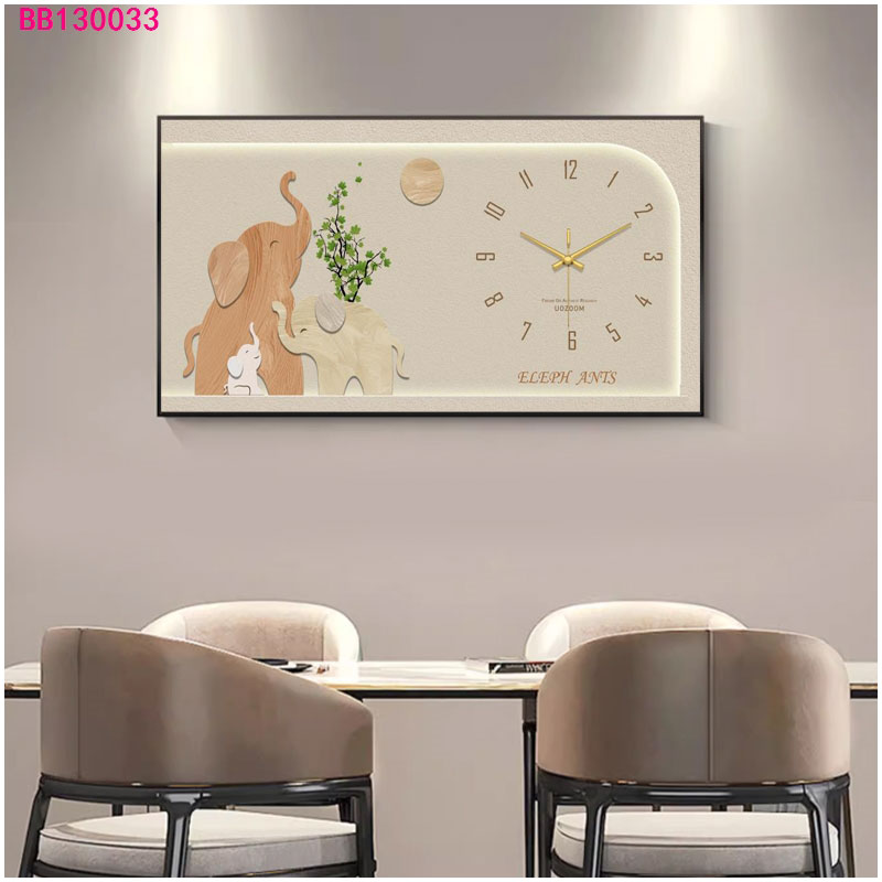 免打孔电表箱装饰画带钟表竖款现代简约遮挡客厅配电箱总开关挂画详情23