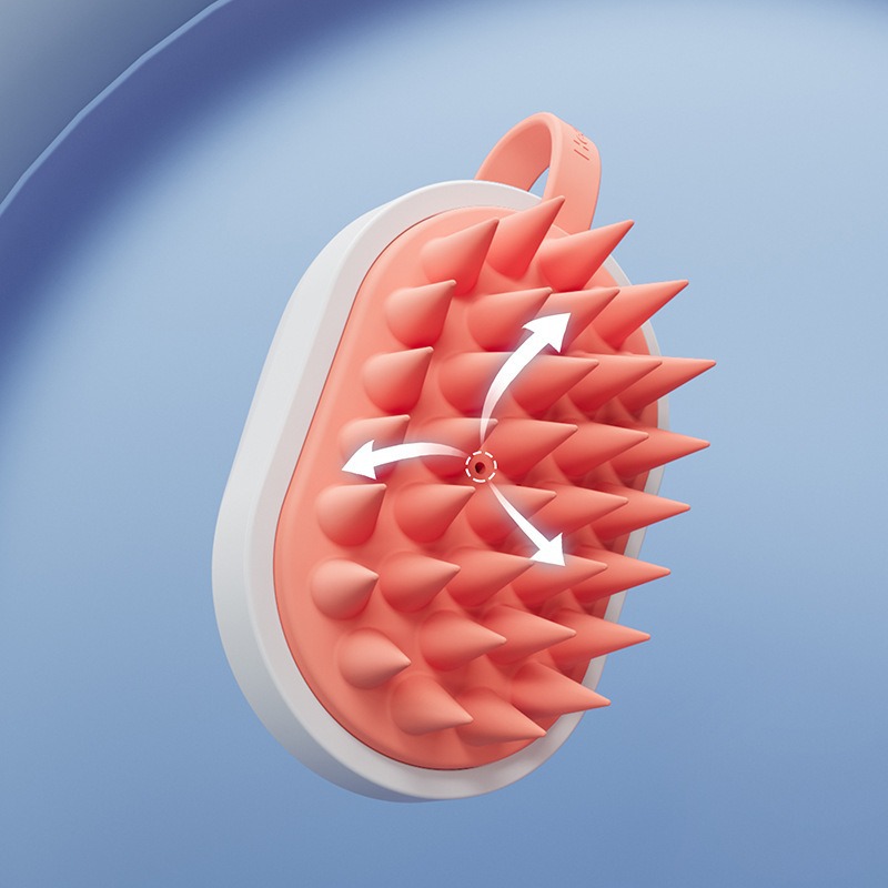 多色按摩洗头刷  大人小孩都适用 单个洗头刷详情图17