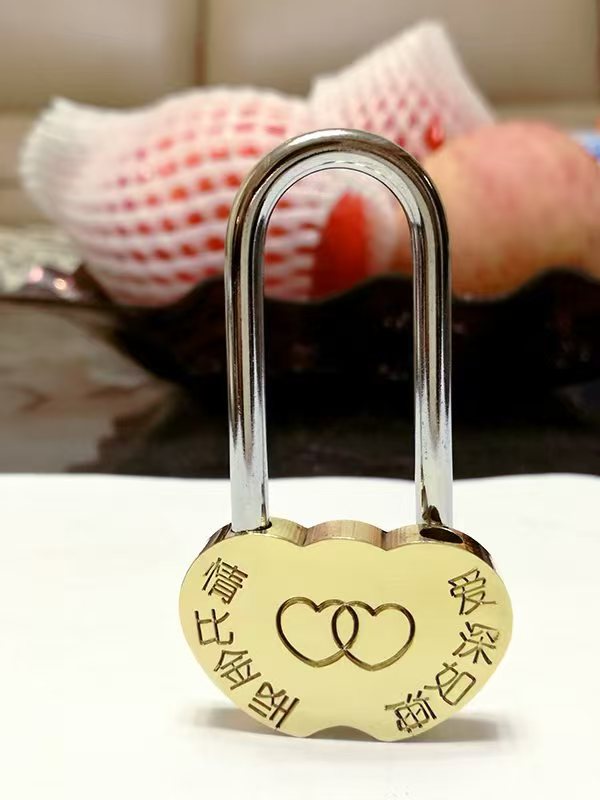 铜旅游锁，一次性使用，可定制细节图